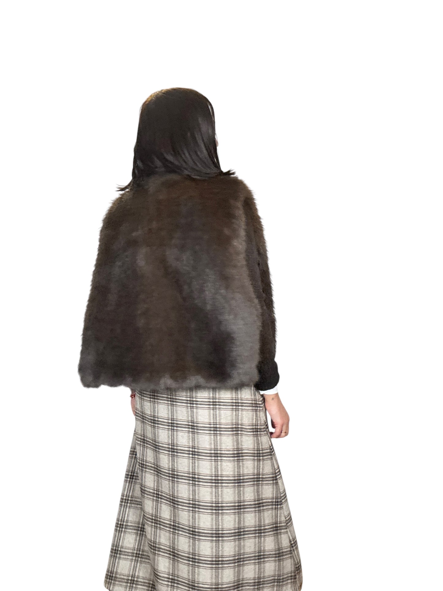 GILET IN ECOPELLICCIA TENSIONE IN