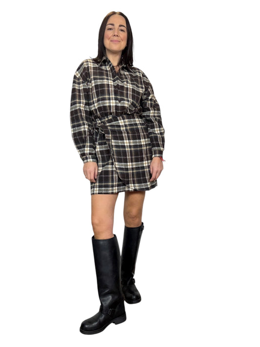 ABITO CORTO CHECK SUSY MIX