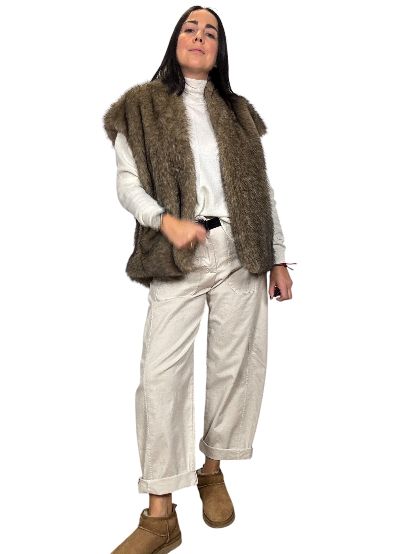 GILET IN ECOPELLICCIA SUSY MIX