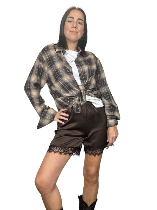 CAMICIA CHECK OVER SUSY MIX