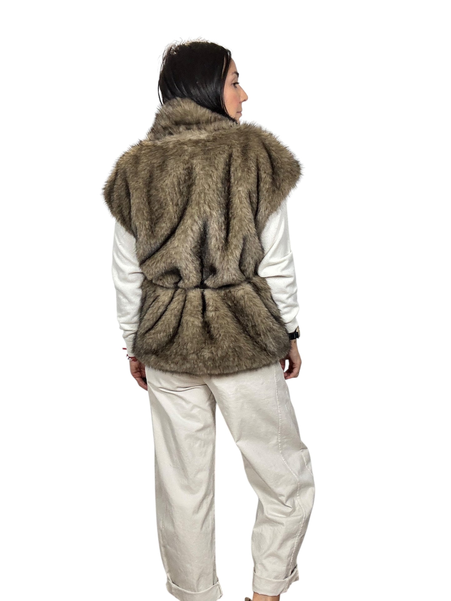GILET IN ECOPELLICCIA SUSY MIX