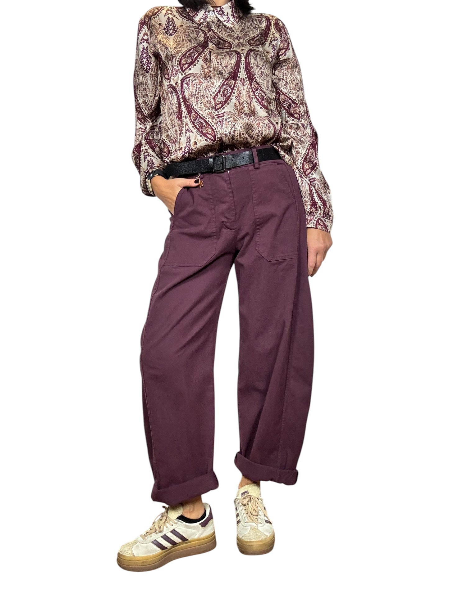 PANTALONE CARROT COLORATO SUSY MIX