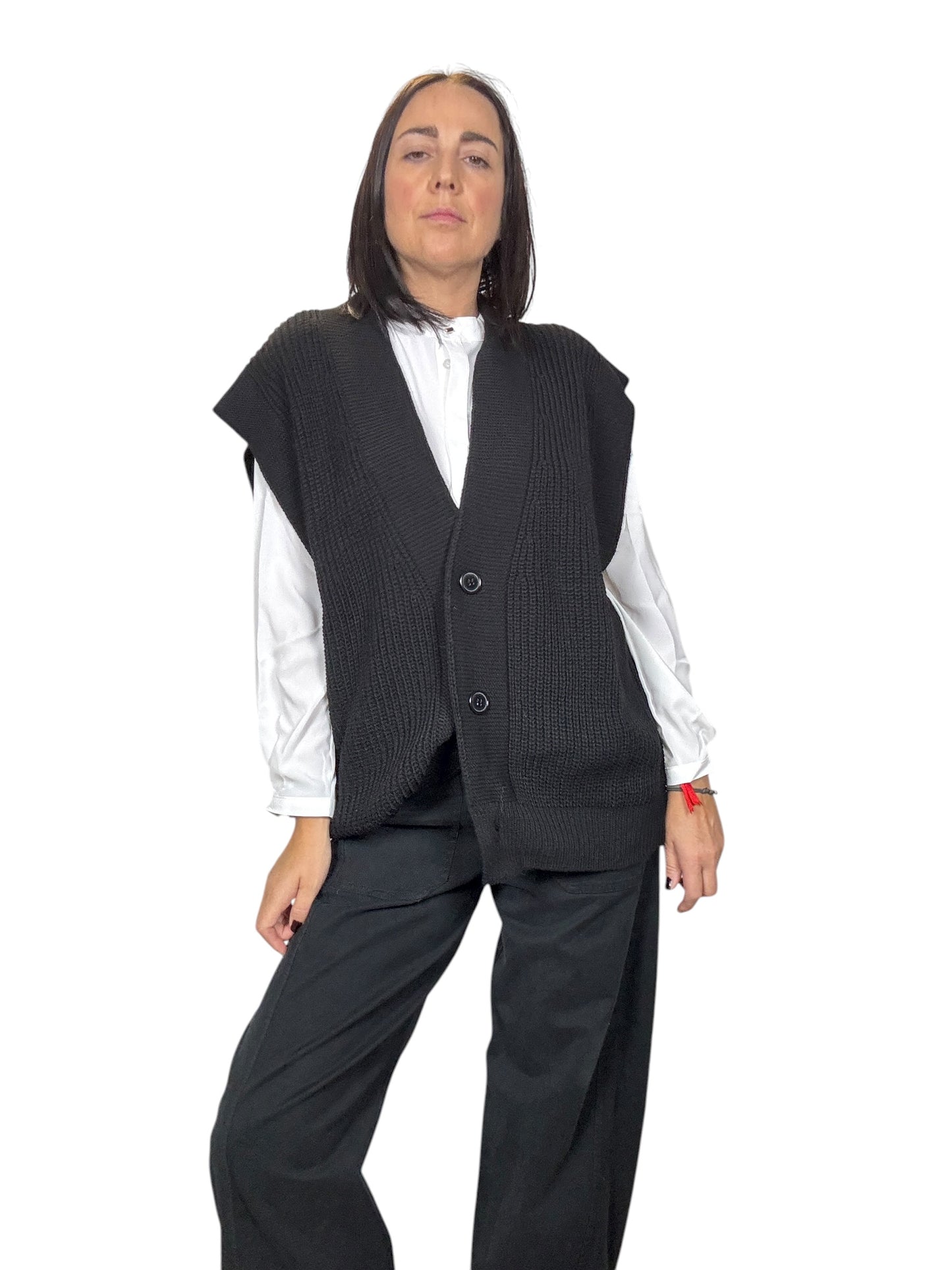GILET OVER IN MAGLIA SUSY MIX