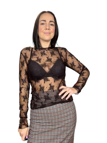 MAGLIETTA IN PIZZO SUSY MIX