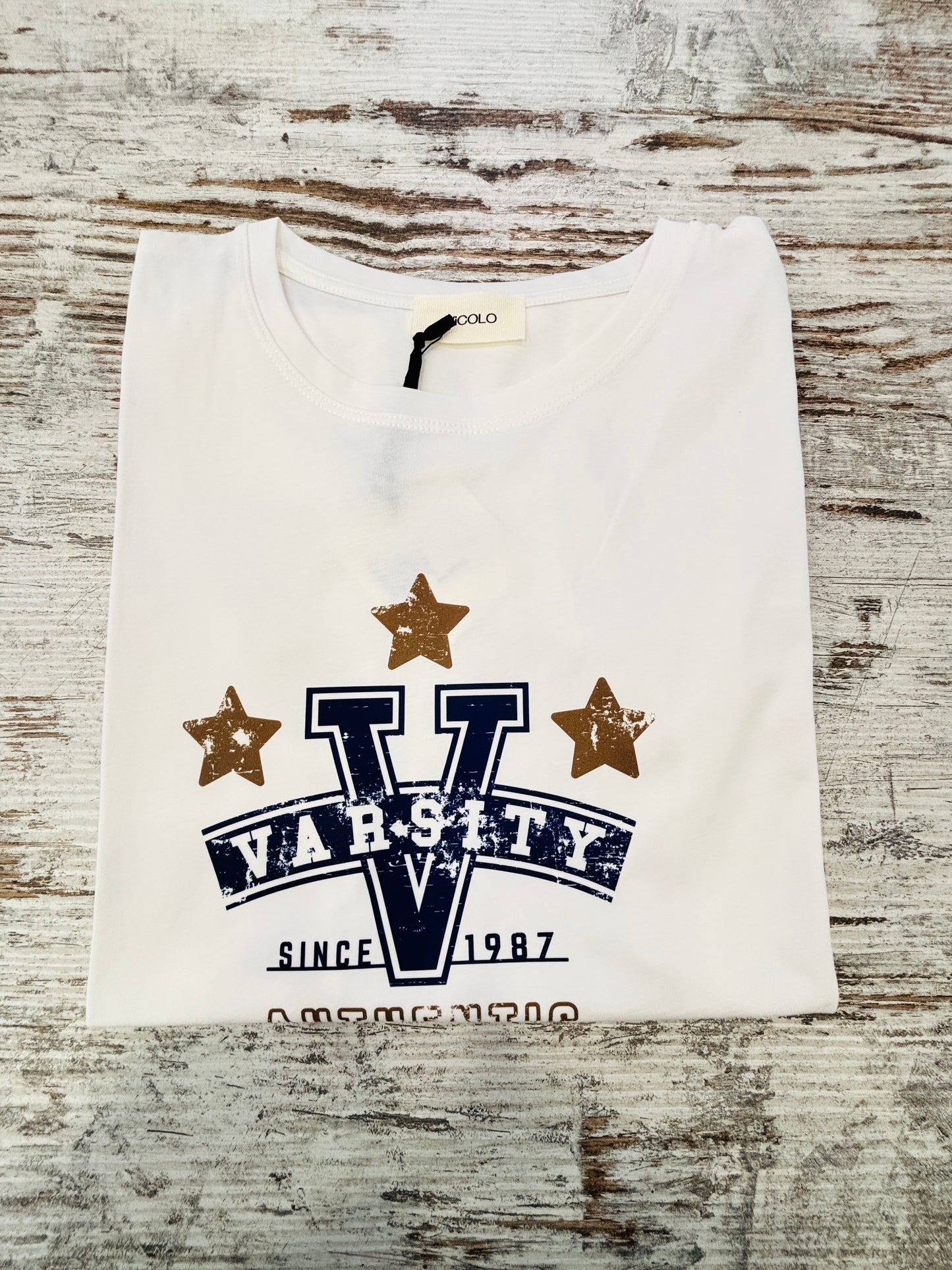 T-SHIRT VARSITY VICOLO