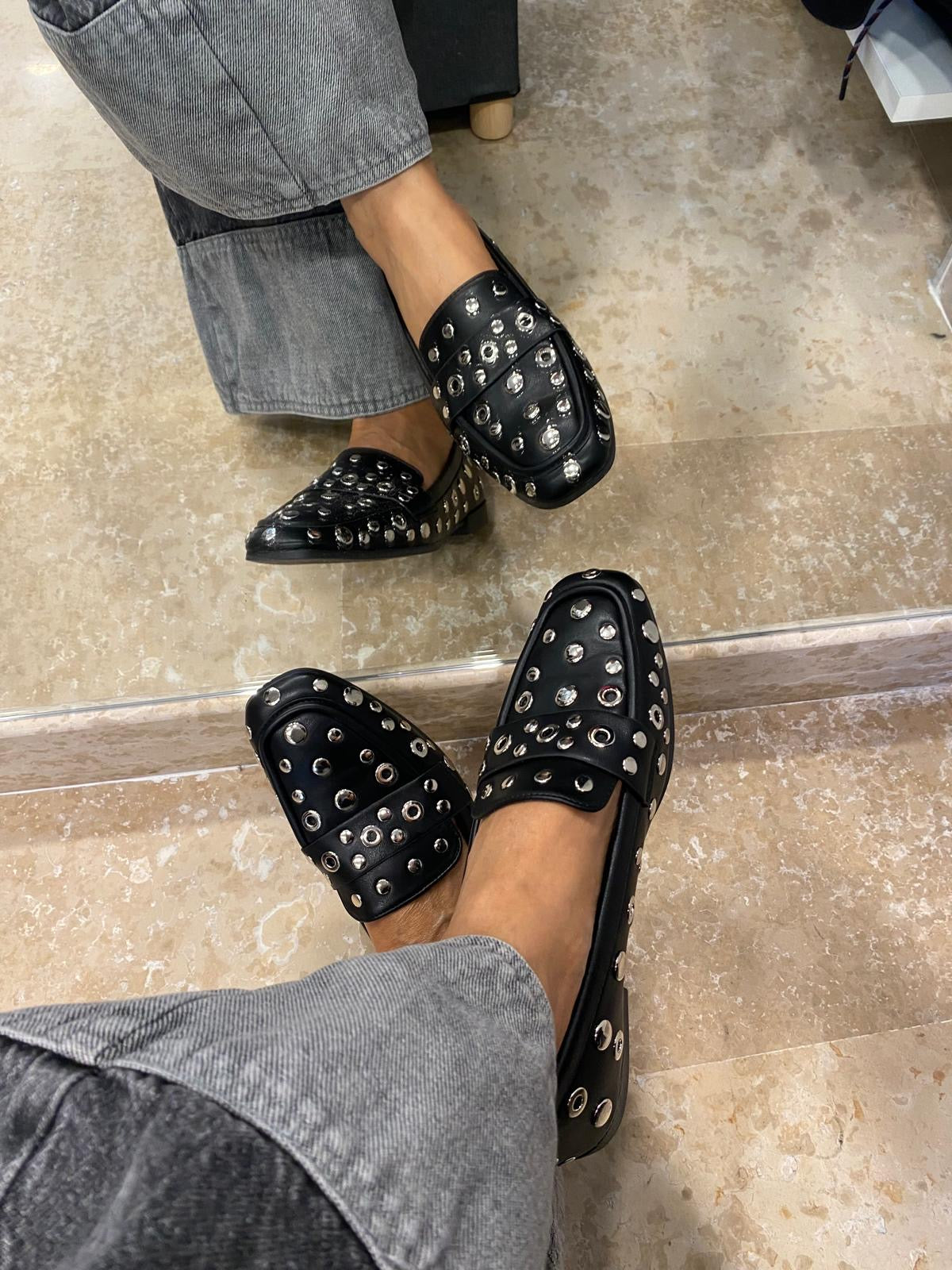 MOCASSINO CON BORCHIE SUSY MIX