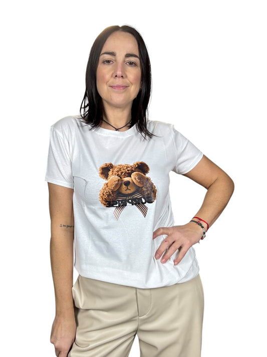 T-SHIRT ORSETTO CHE SI NASCONDE VICOLO