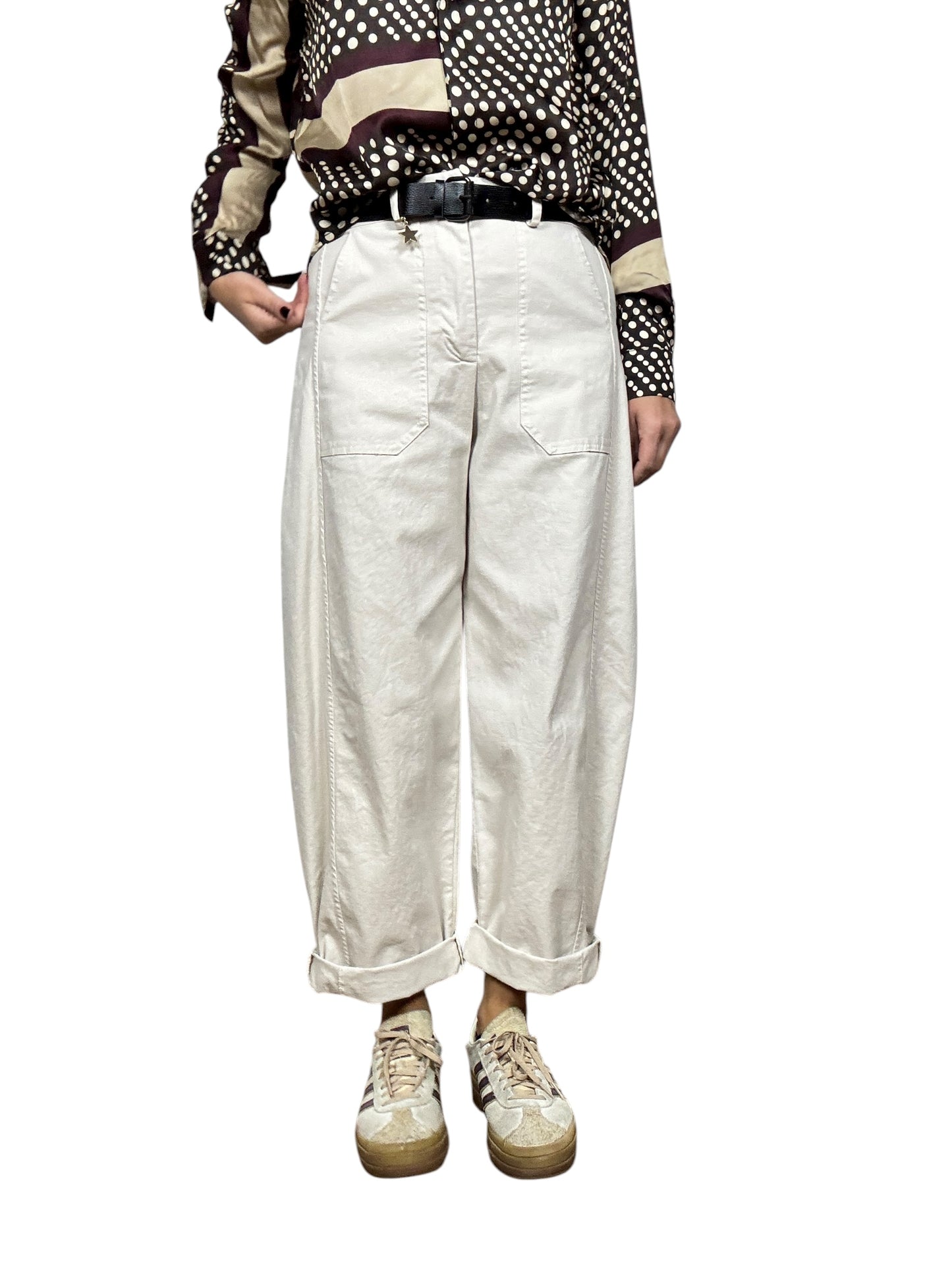 PANTALONE CARROT COLORATO SUSY MIX