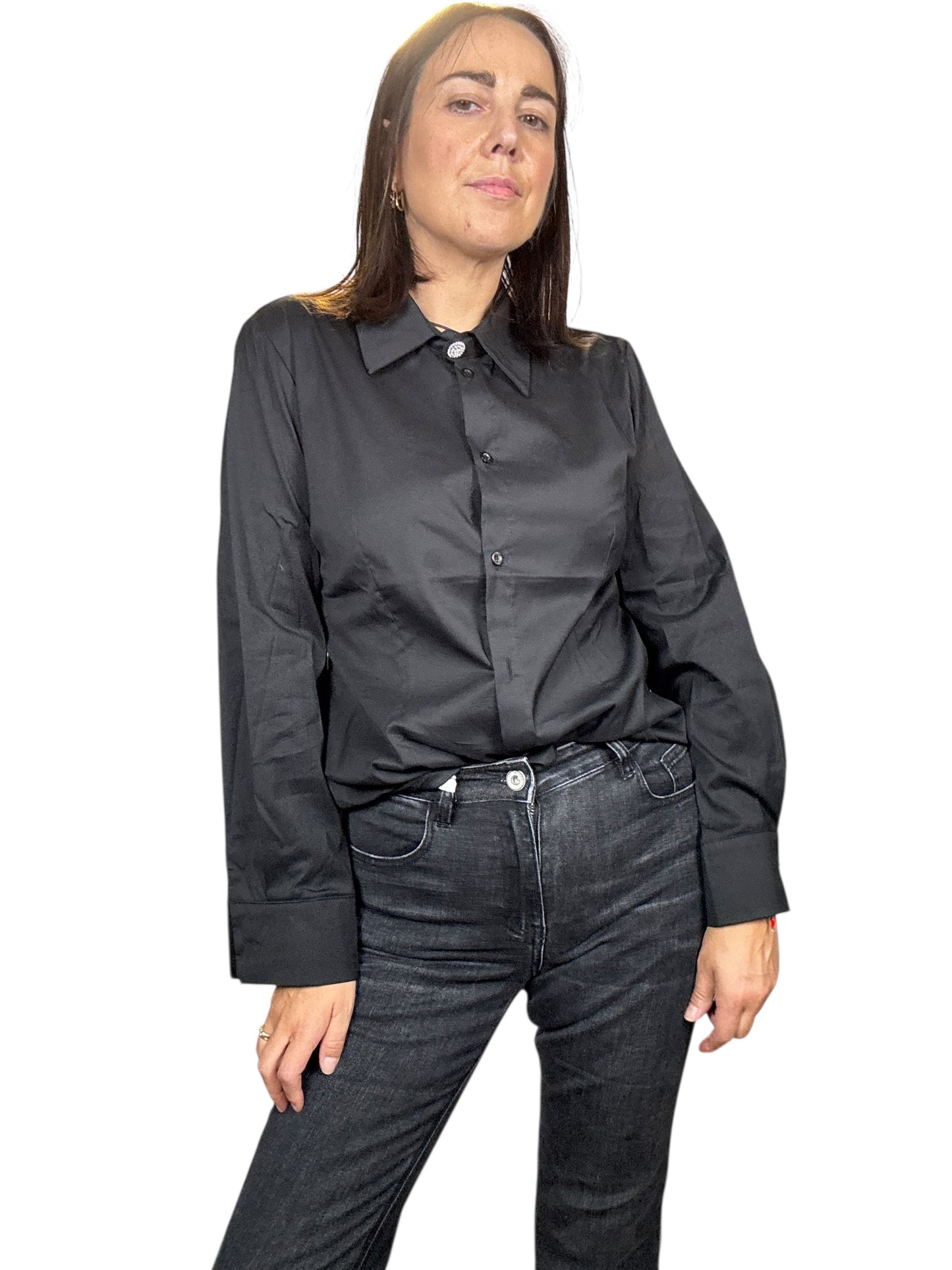 CAMCIA BASIC BOTTONE GIOIELLO SUSY MIX