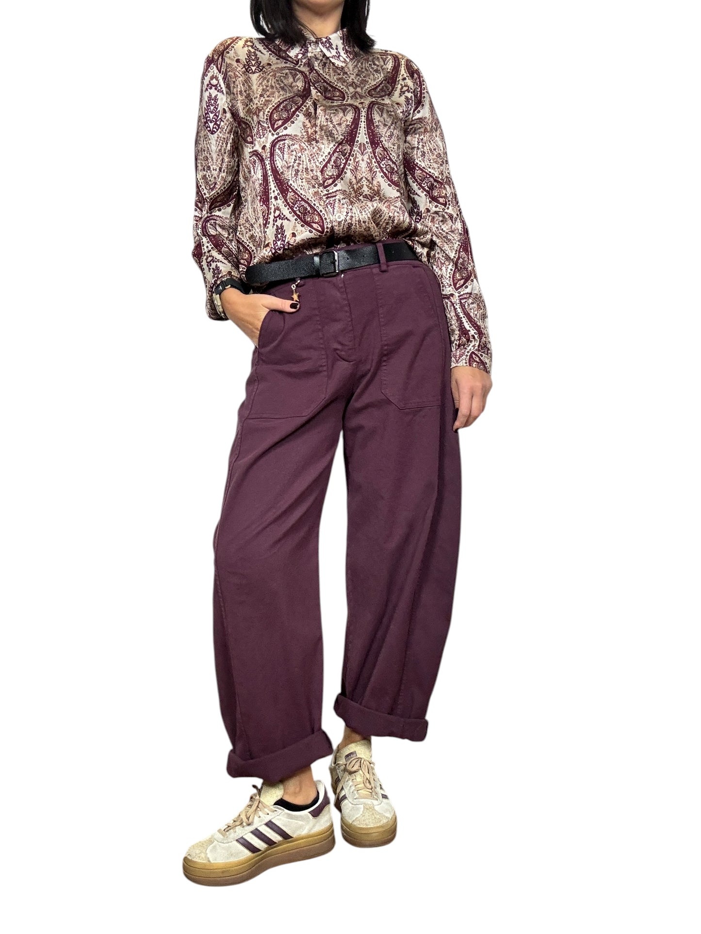 PANTALONE CARROT COLORATO SUSY MIX