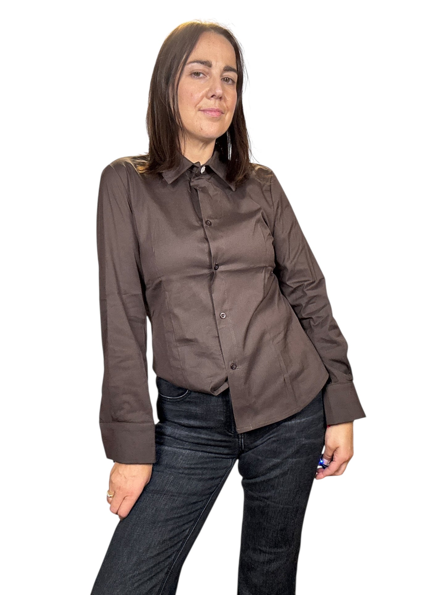 CAMCIA BASIC BOTTONE GIOIELLO SUSY MIX