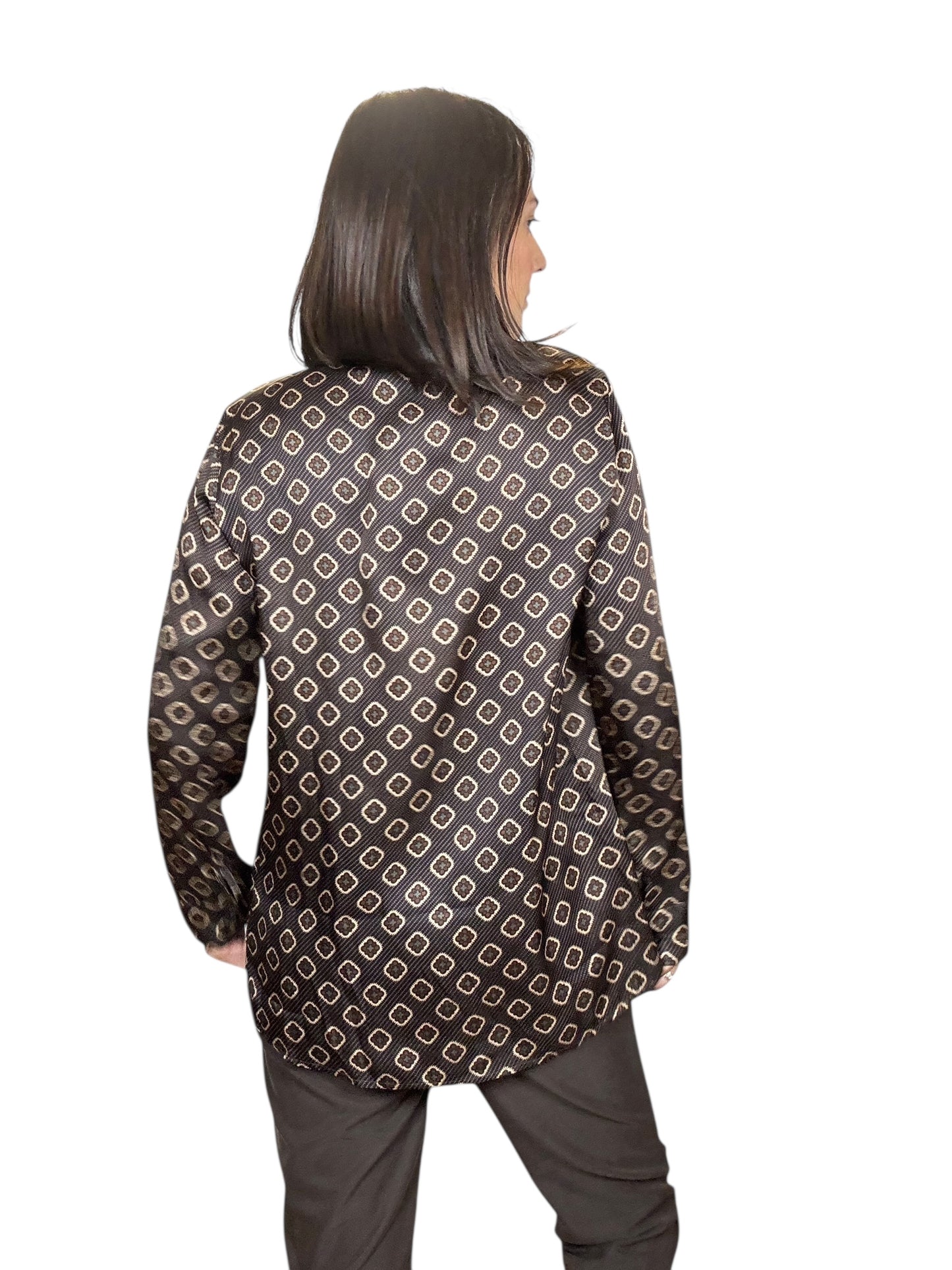CAMICIA A FANTASIA GEOMETRICA SUSY MIX
