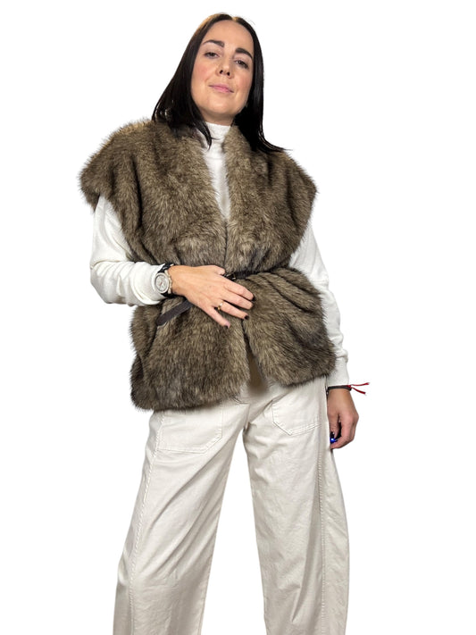 GILET IN ECOPELLICCIA SUSY MIX