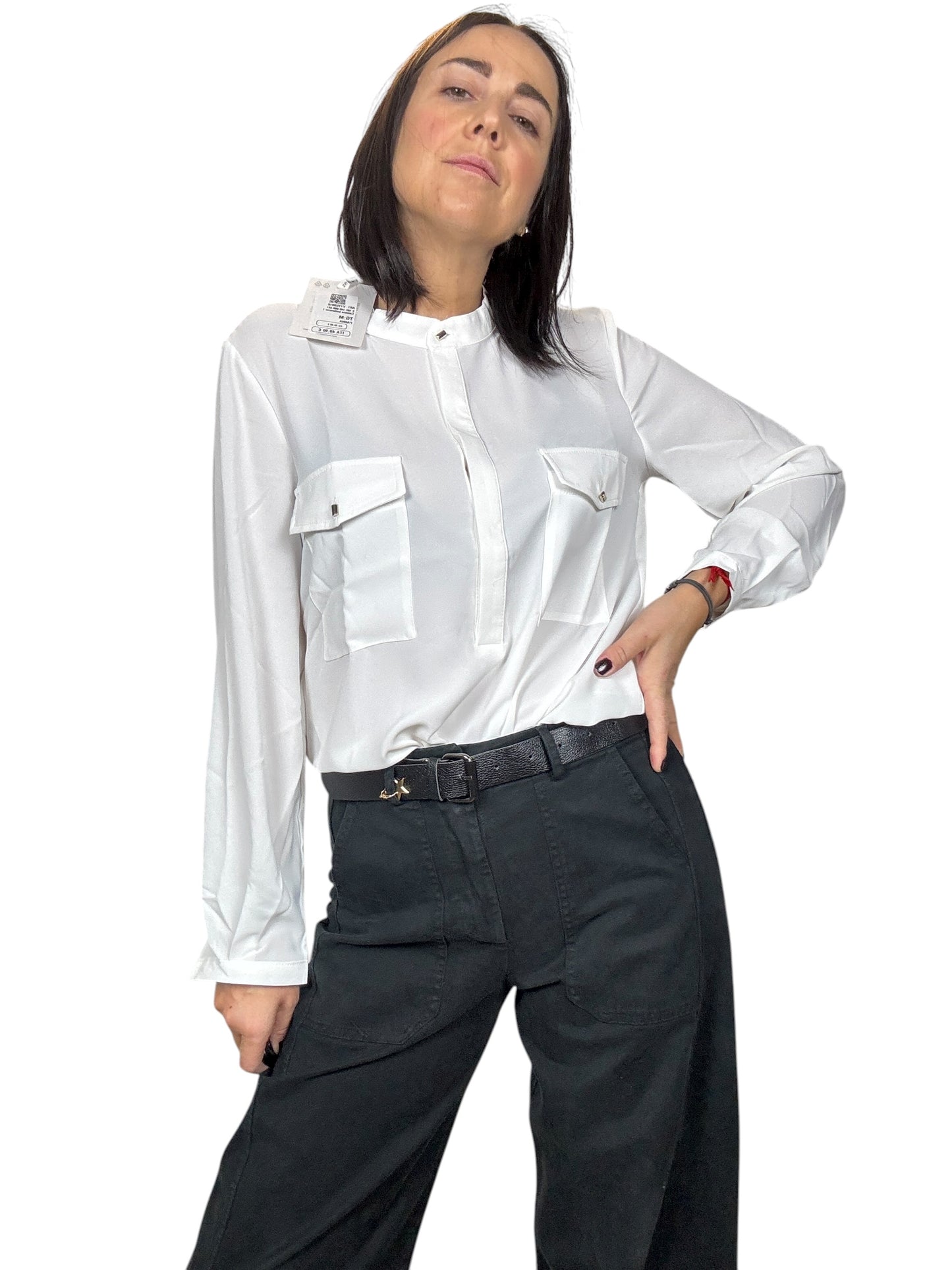 CAMICIA BOTTONI DORATI SUSY MIX