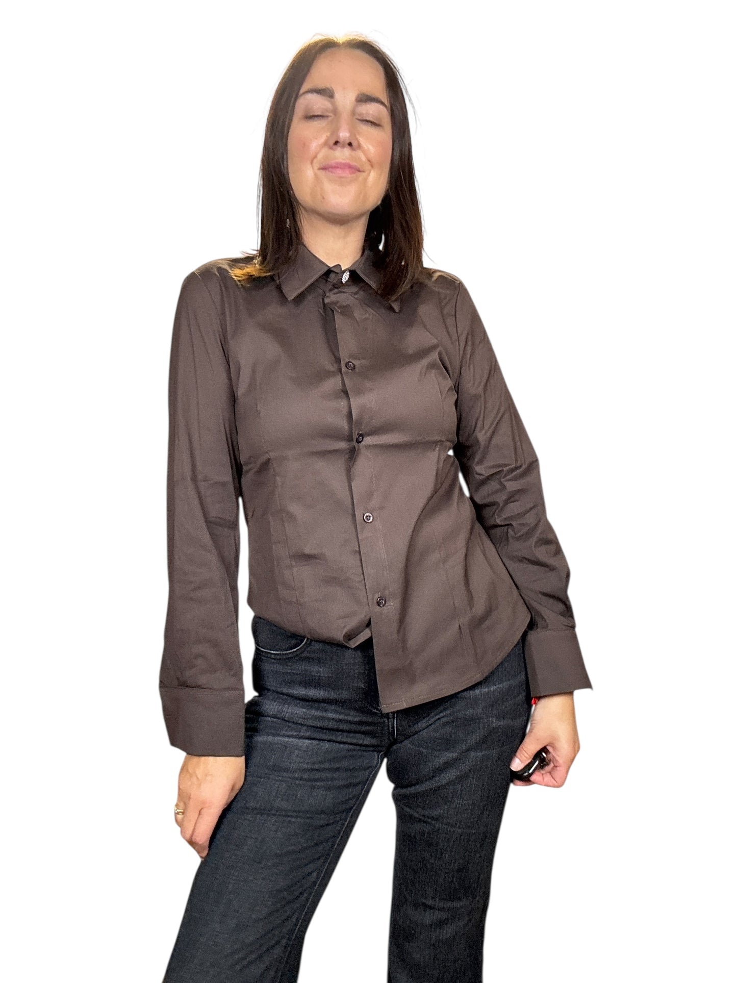 CAMCIA BASIC BOTTONE GIOIELLO SUSY MIX