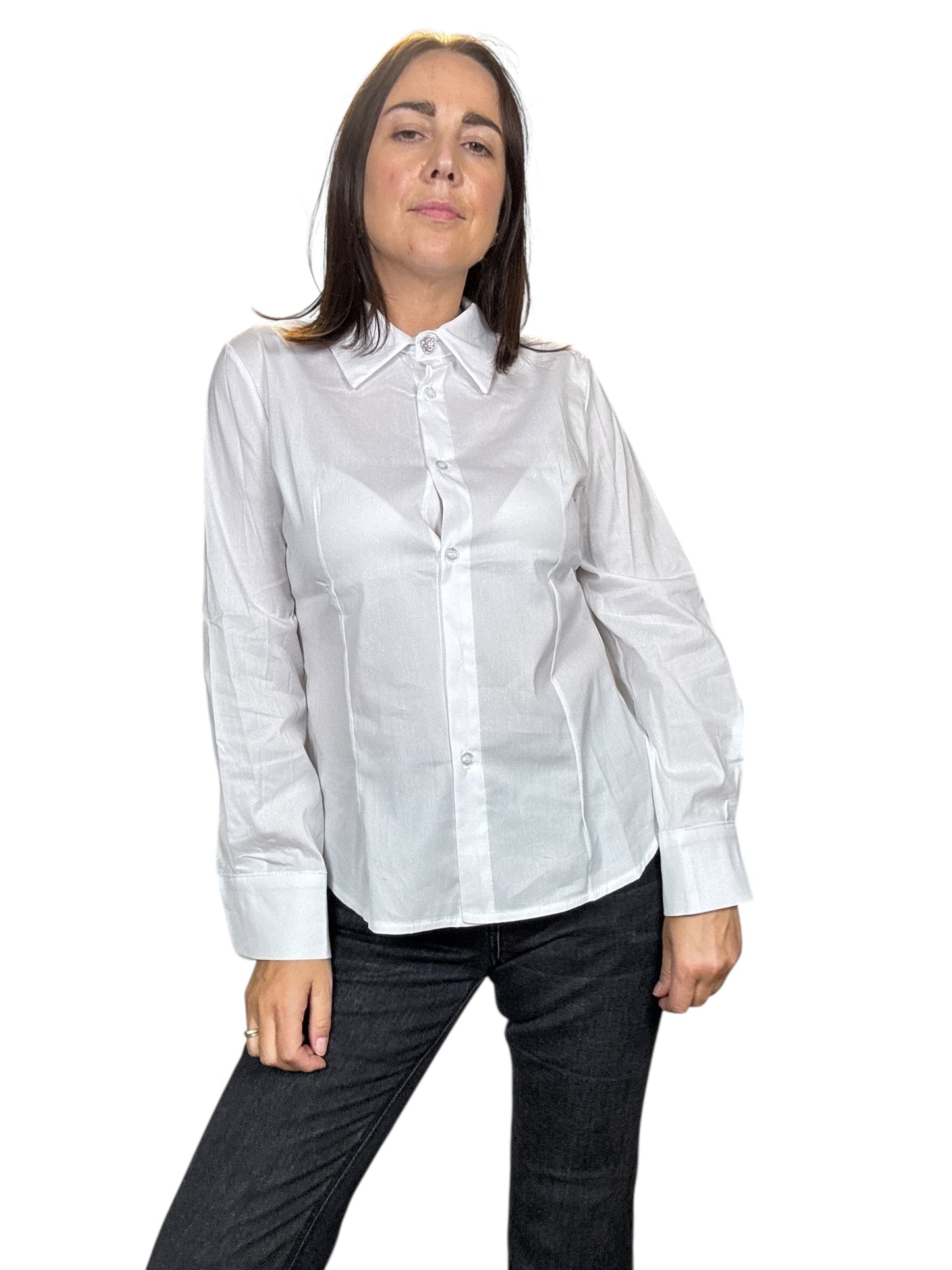 CAMCIA BASIC BOTTONE GIOIELLO SUSY MIX