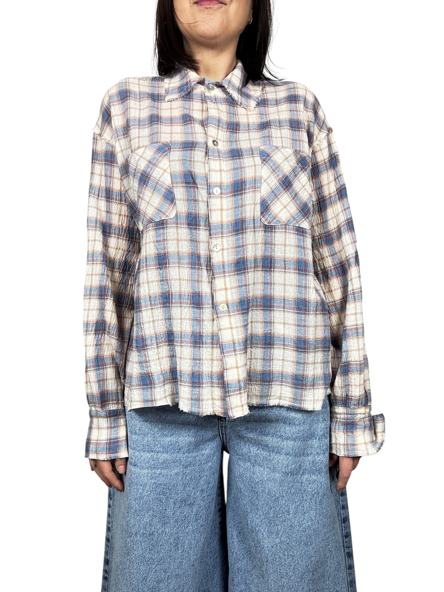 CAMICIA QUADRO AZZURRO HAVEONE