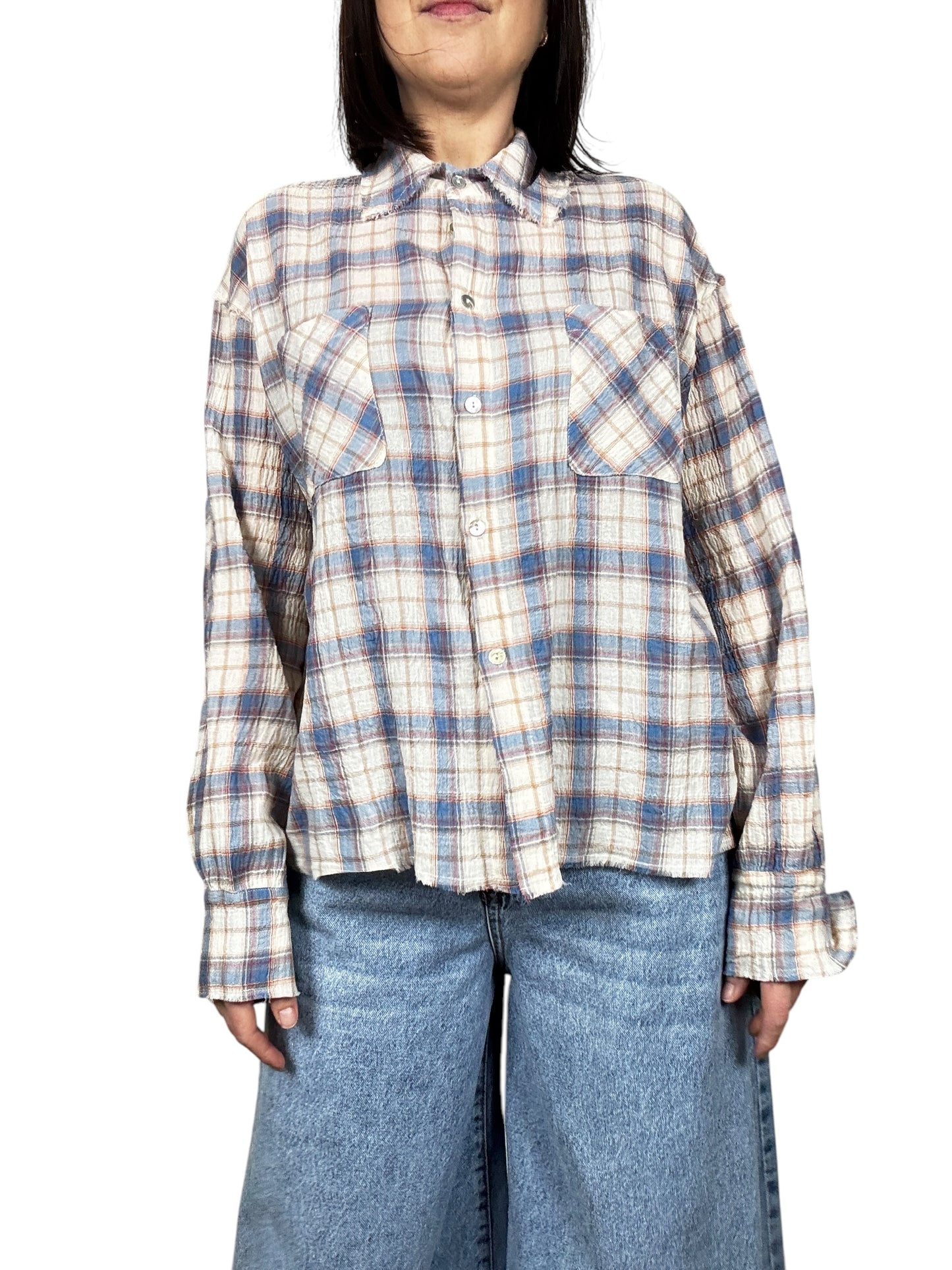 CAMICIA QUADRO AZZURRO HAVEONE