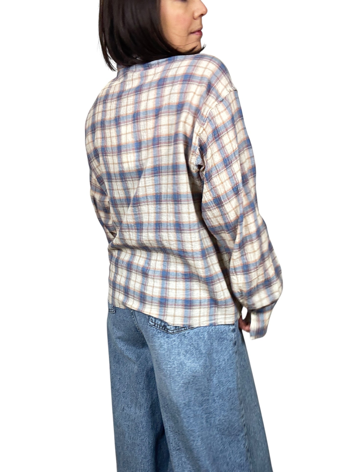 CAMICIA QUADRO AZZURRO HAVEONE