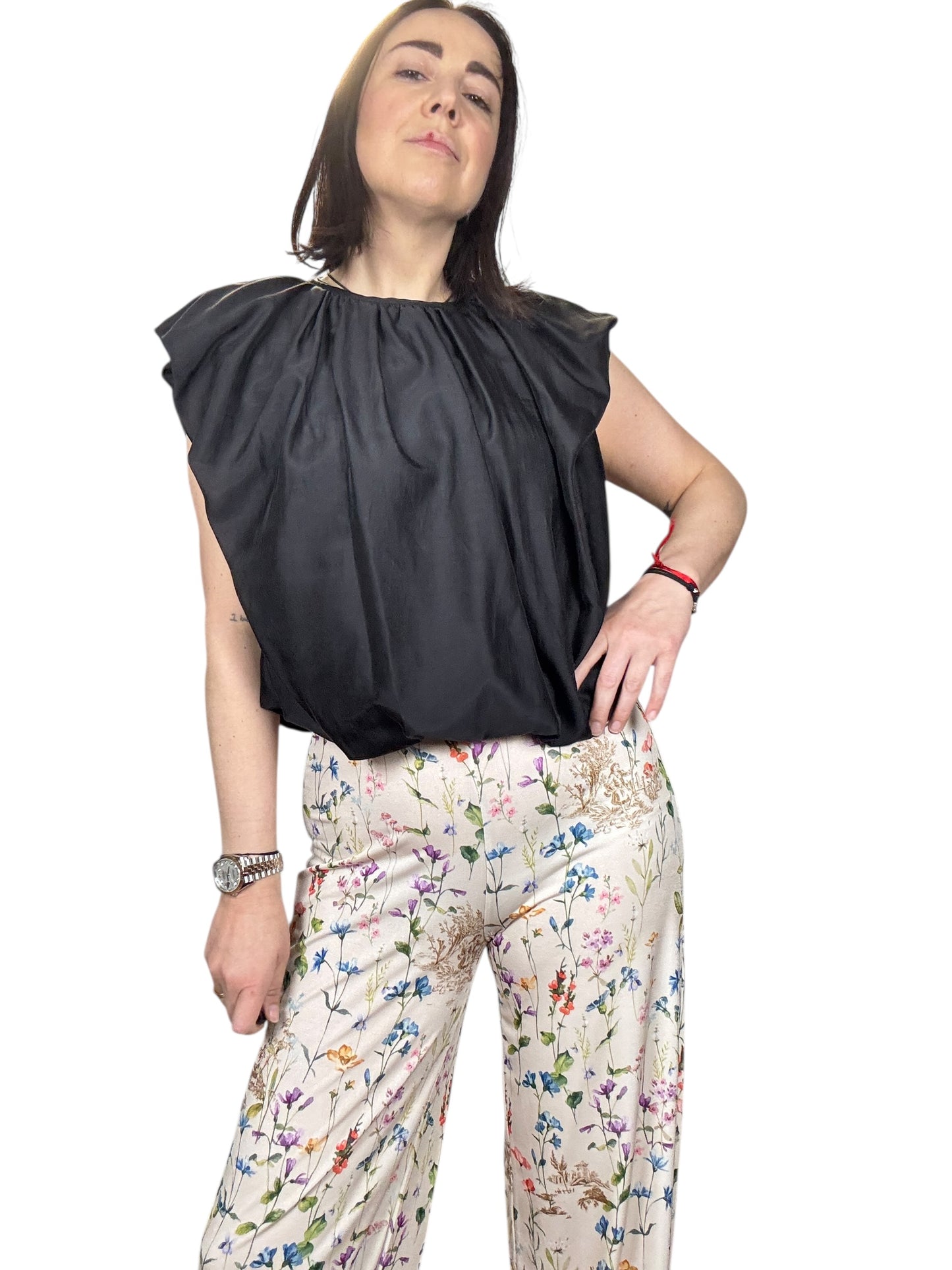 CAMICIA SMANICATA IN MUSSOLA VICOLO