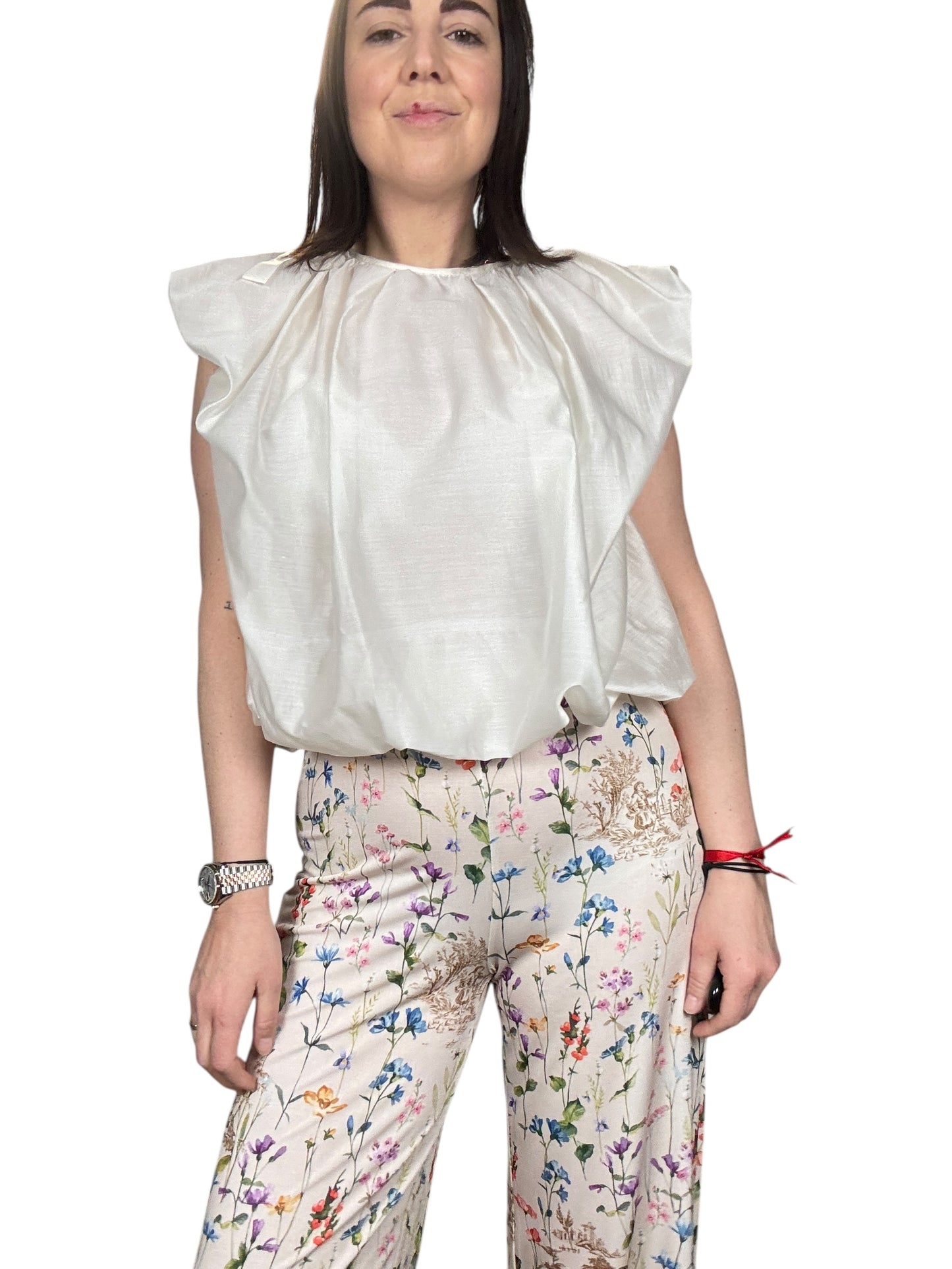 CAMICIA SMANICATA IN MUSSOLA VICOLO