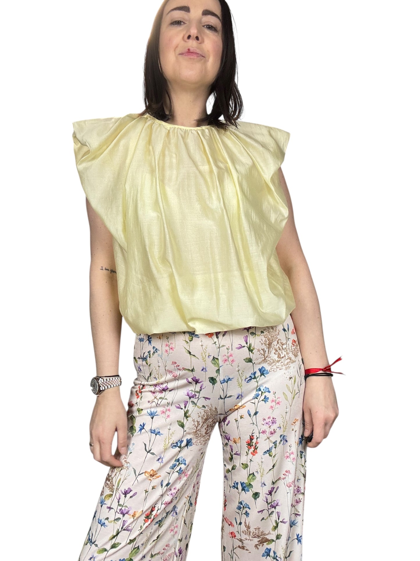 CAMICIA SMANICATA IN MUSSOLA VICOLO
