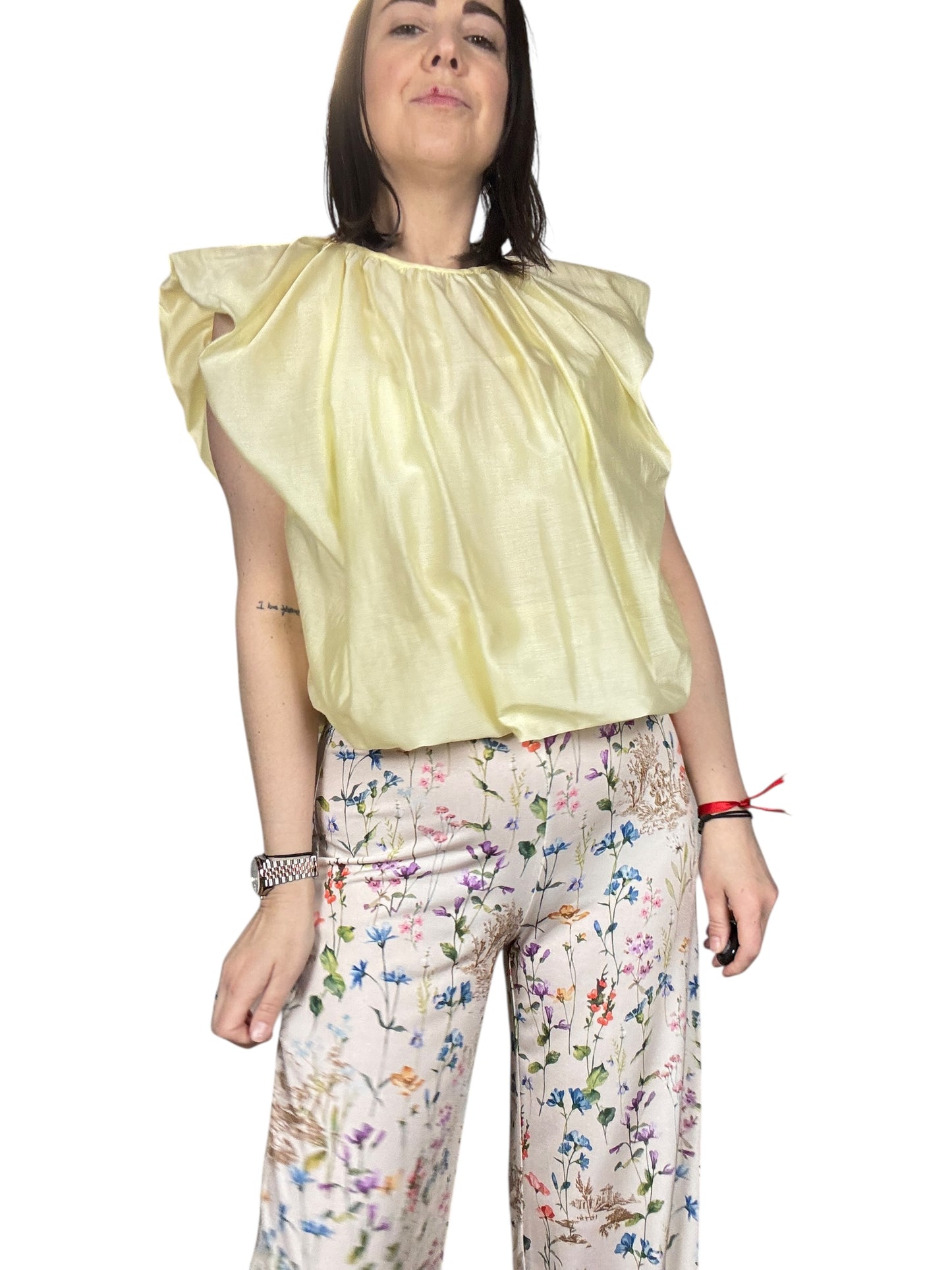 CAMICIA SMANICATA IN MUSSOLA VICOLO