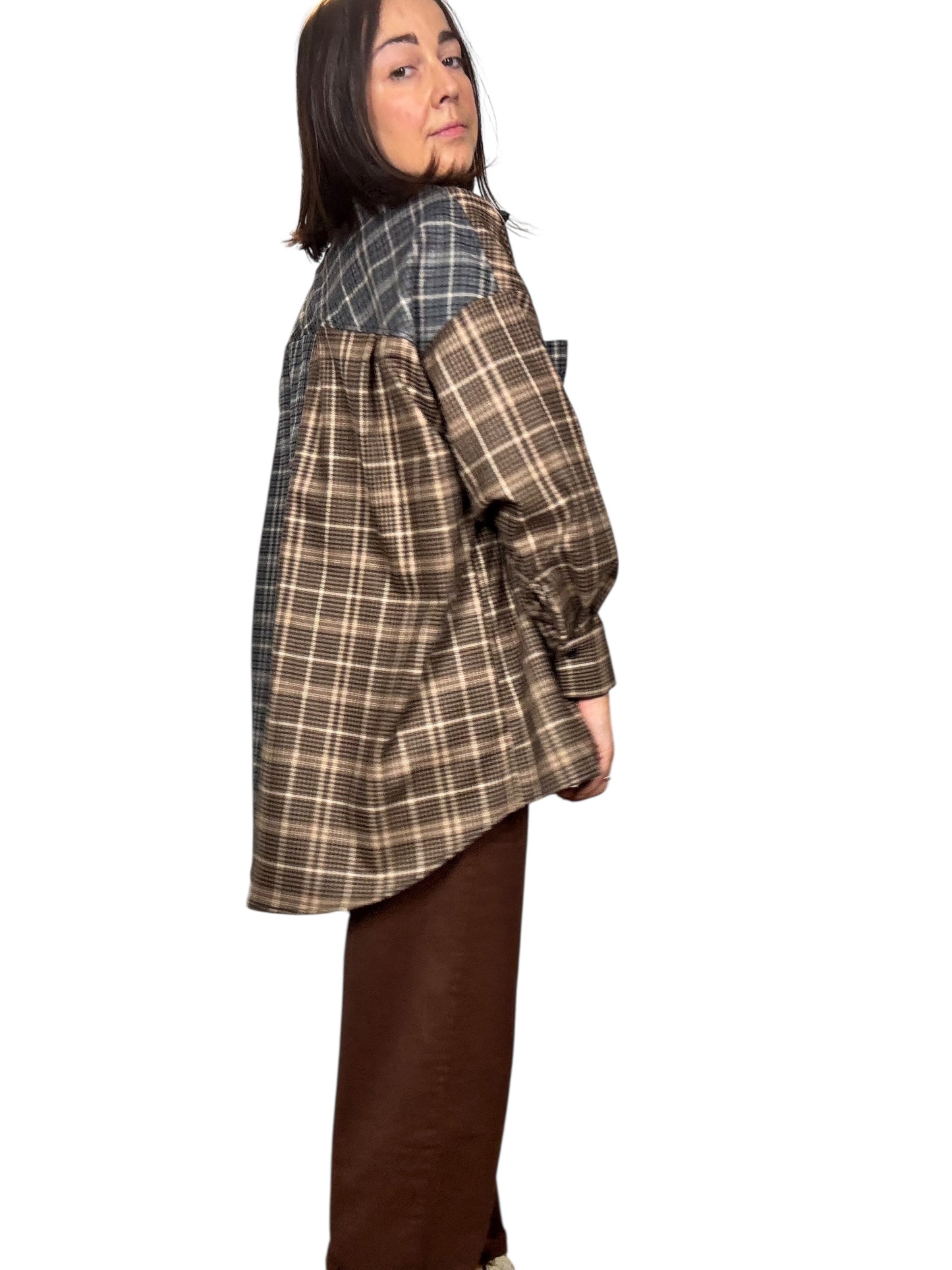 CAMICIA CHECK DOPPIO COLORE DIXIE