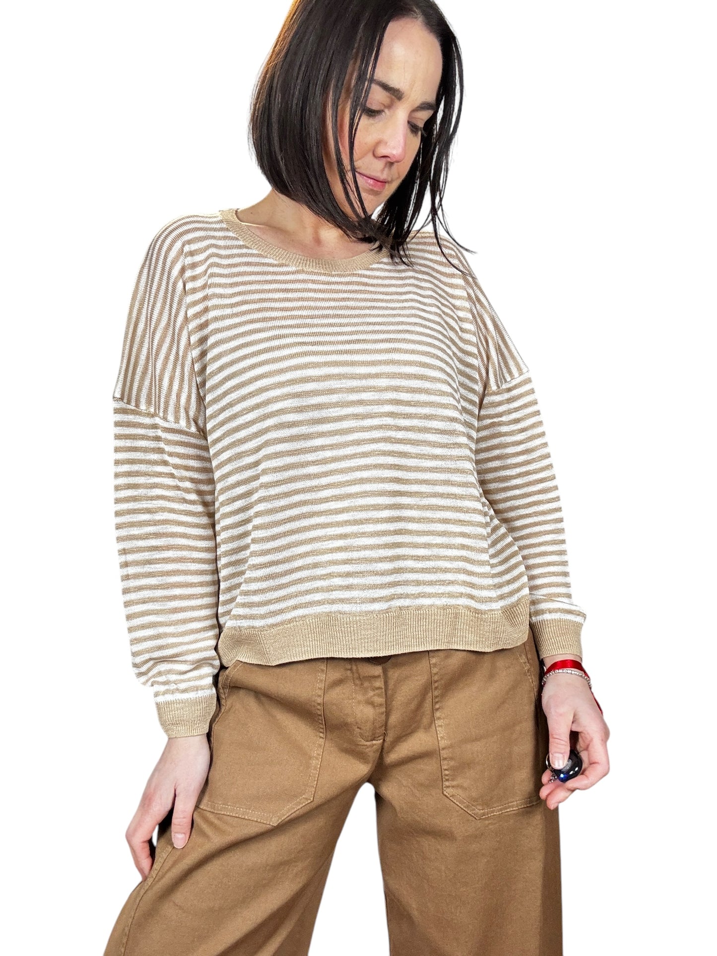 MAGLIA RIGHE SOTTILI SUSY MIX