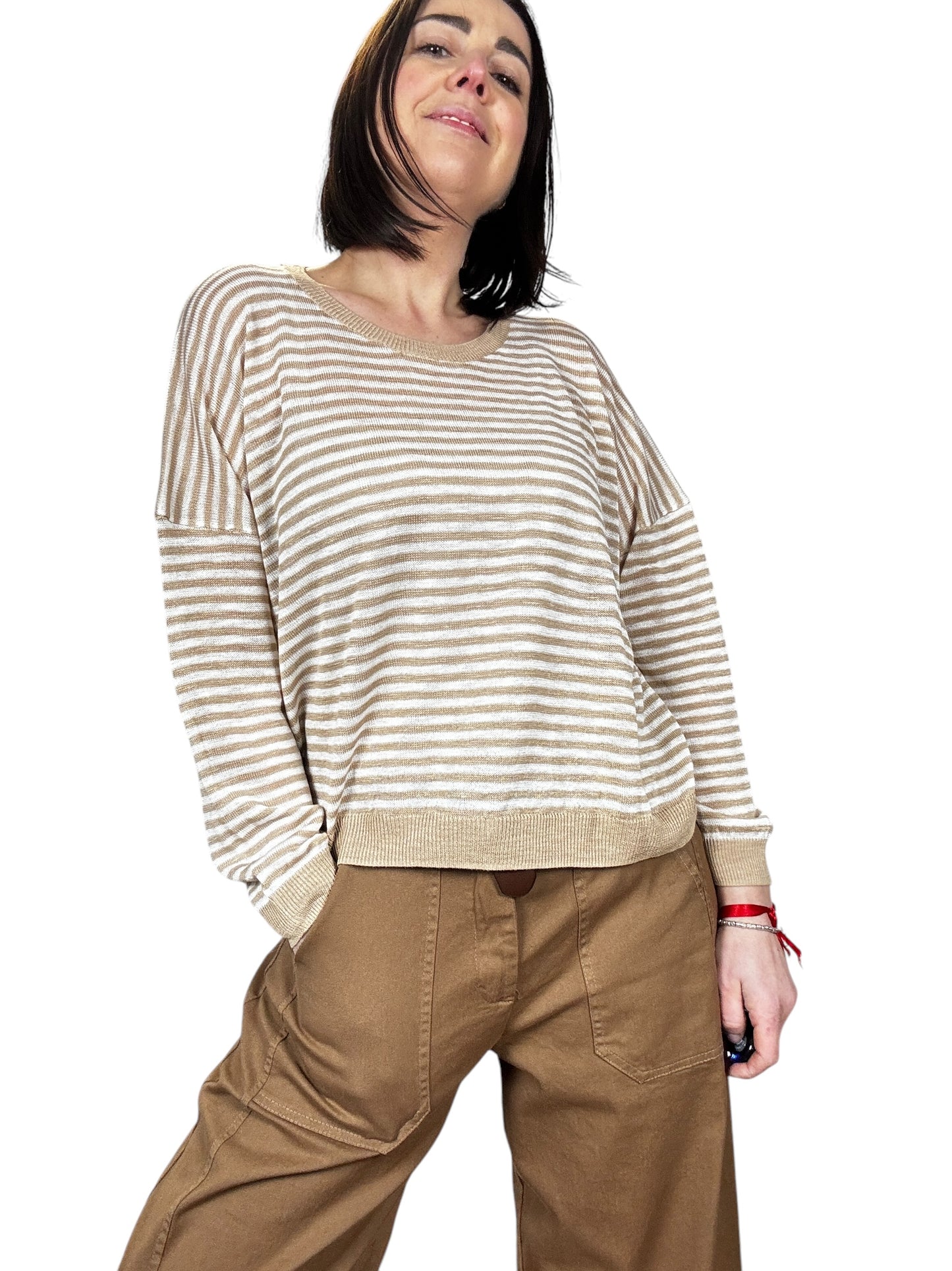 MAGLIA RIGHE SOTTILI SUSY MIX