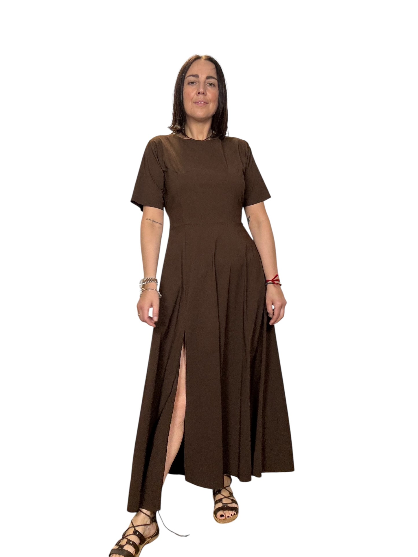 ABITO LUNGO CON SPACCO SUSY MIX