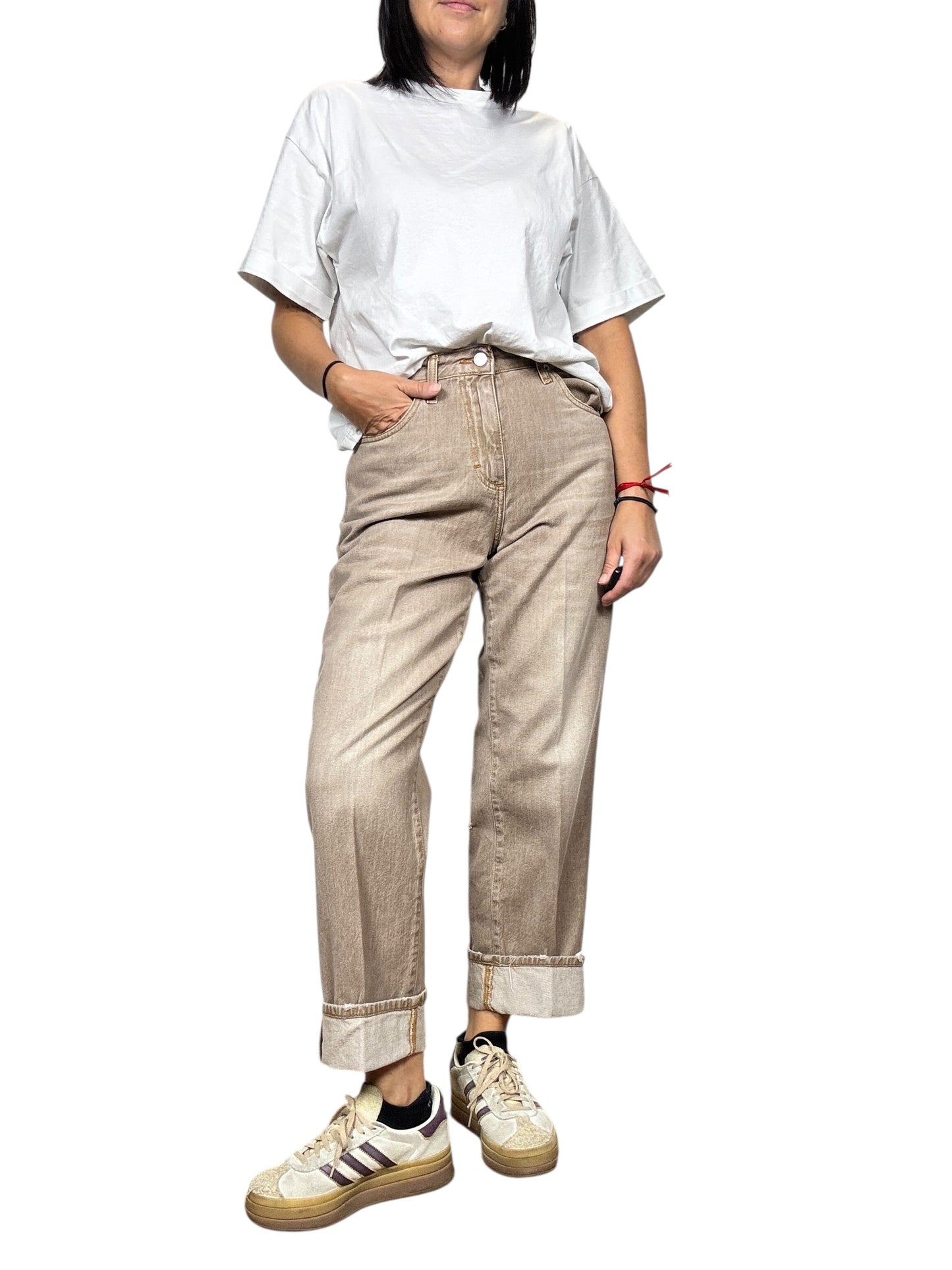 JEANS MANDY BEIGE HAVEONE
