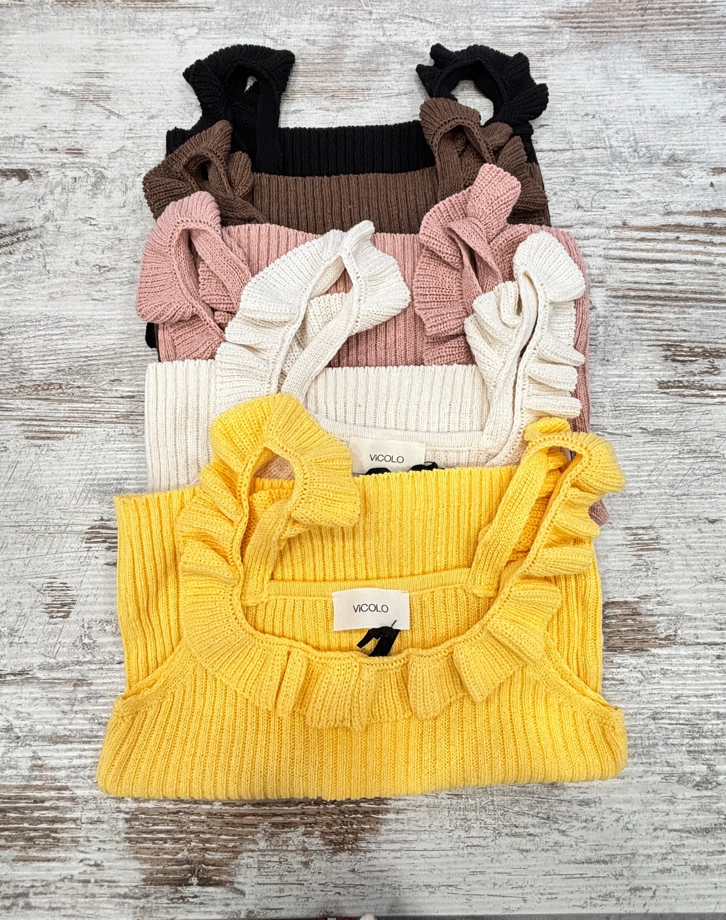 TOP CROCHET CON ROUGE VICOLO