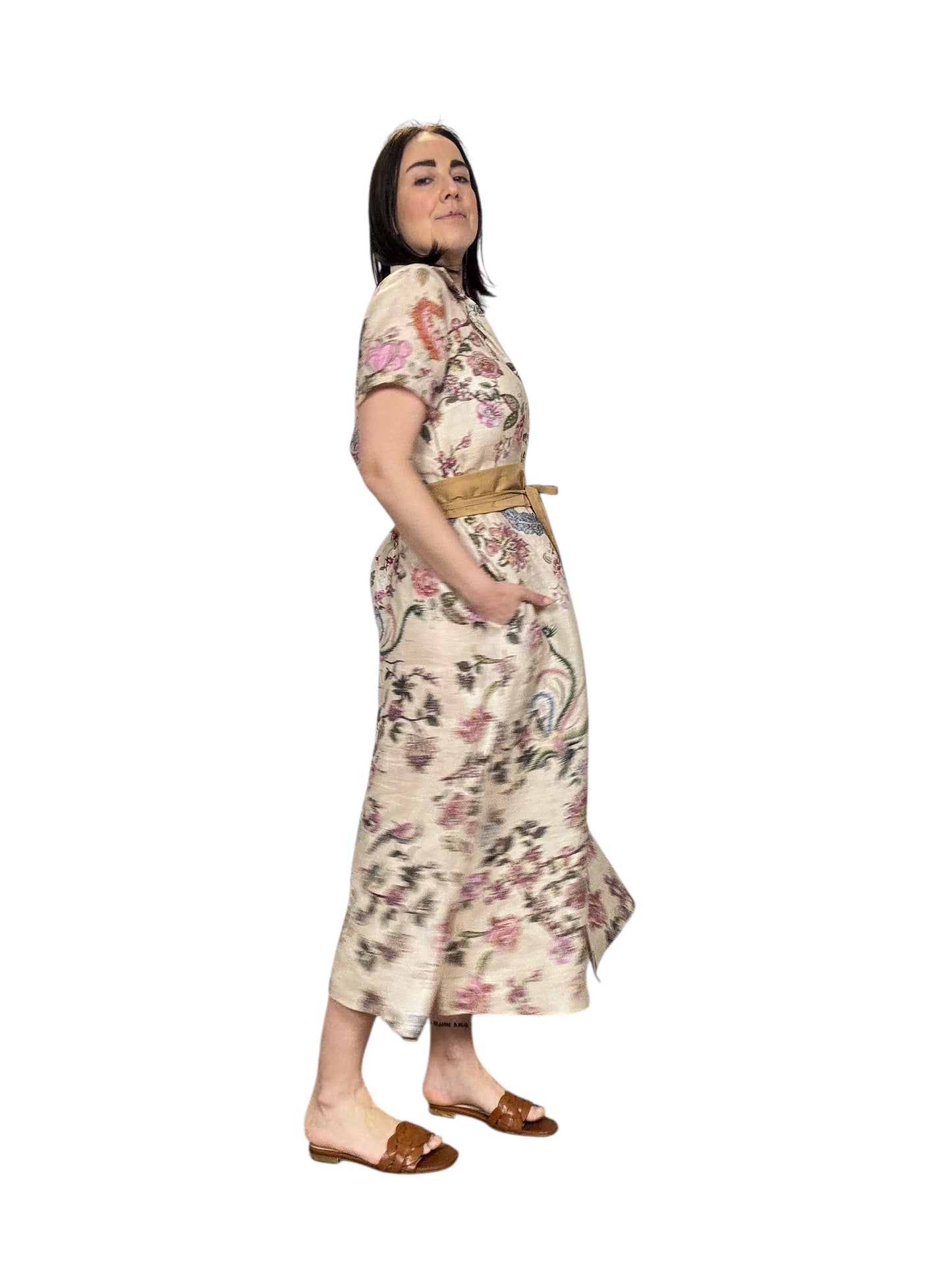 ABITO CHEMISIER A FIORI VICOLO