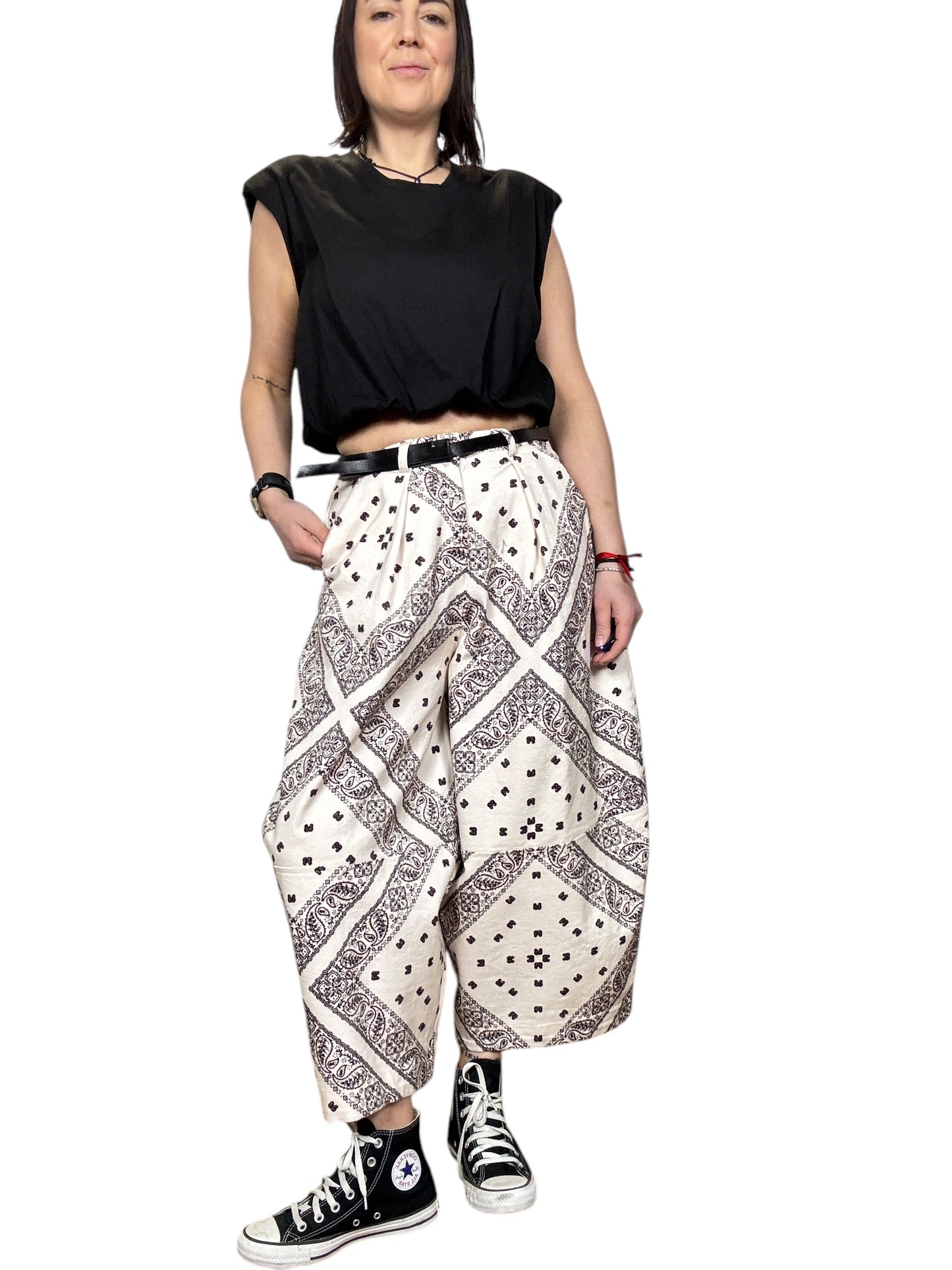 PANTALONE BALOON STAMPA BANDANA DIXIE