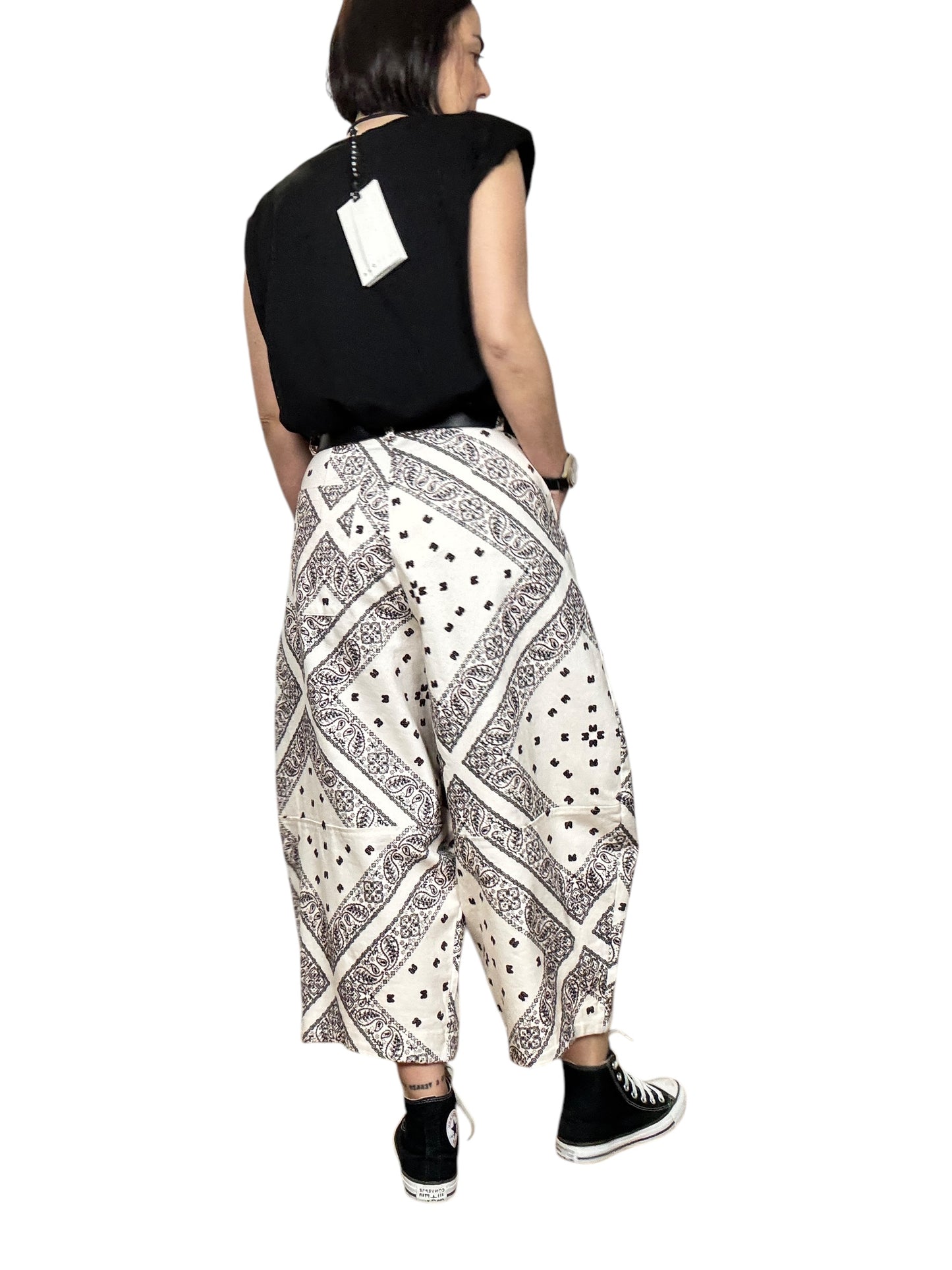 PANTALONE BALOON STAMPA BANDANA DIXIE