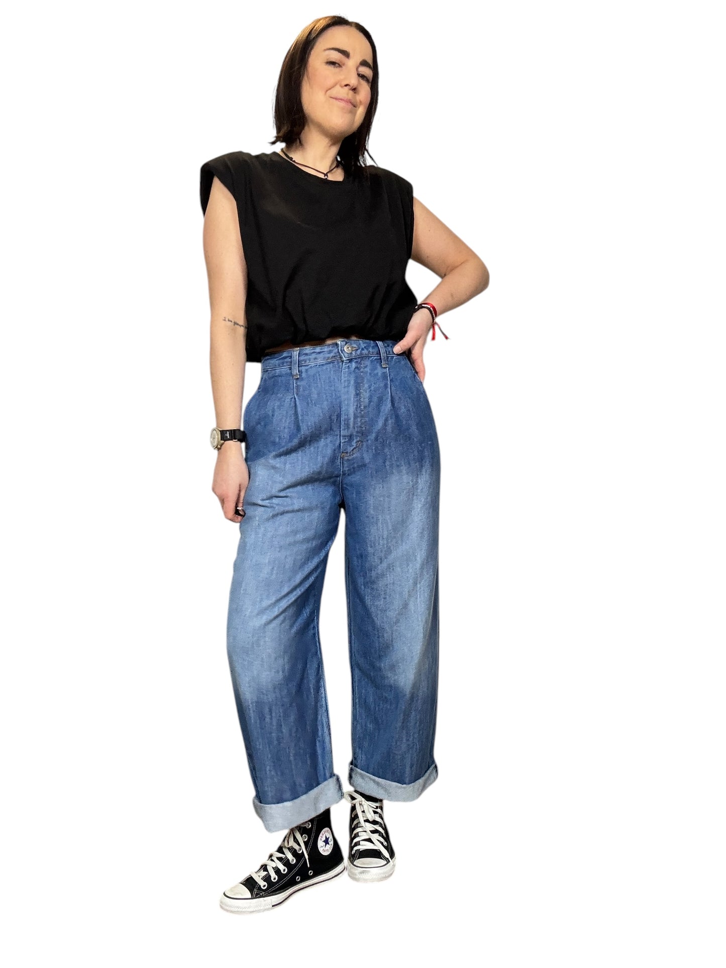 MAGLIETTA CROPPED CON OVATTA HAVEONE