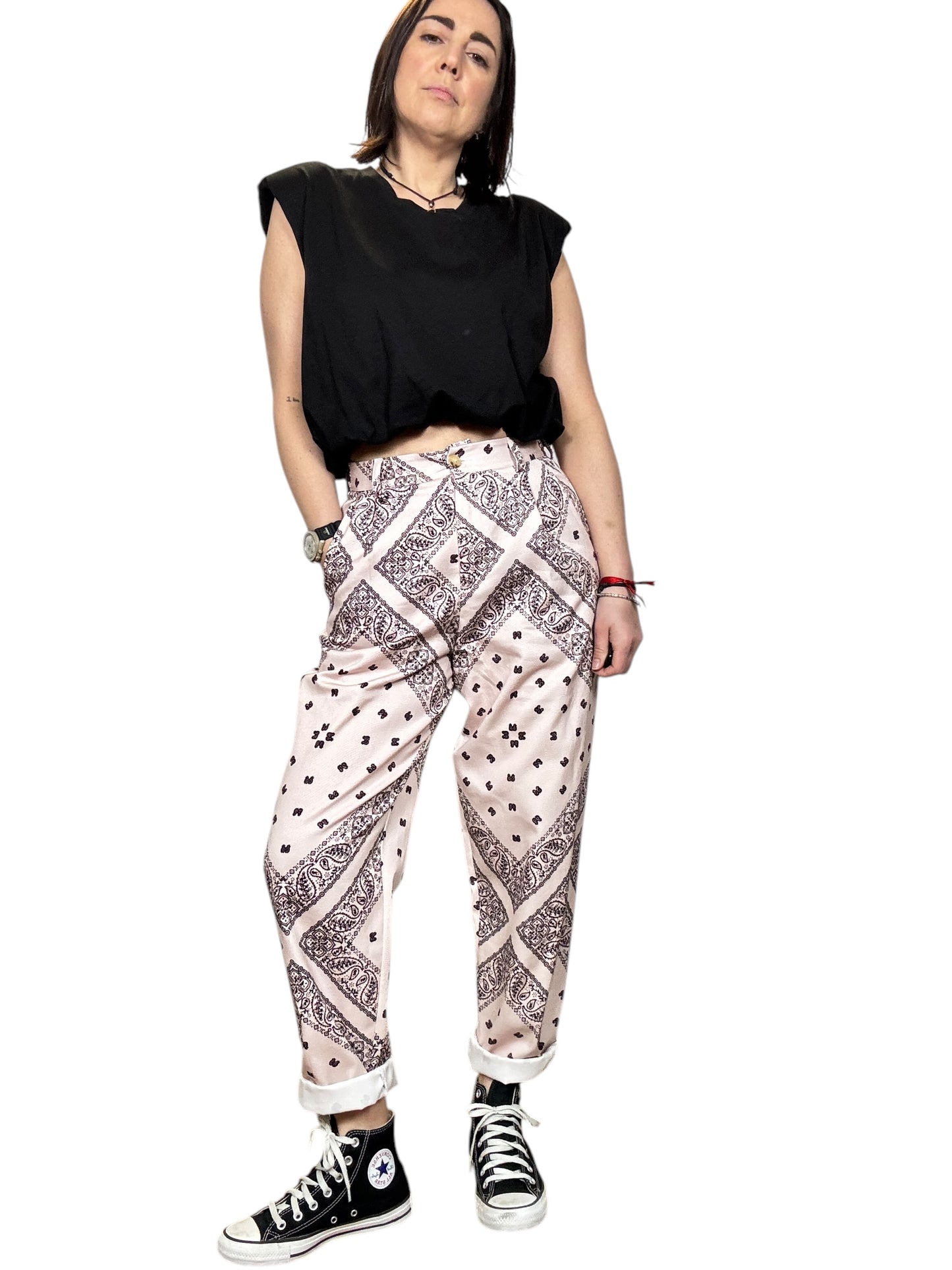 PANTALONE MORBIDO PRINT BANDANA DIXIE