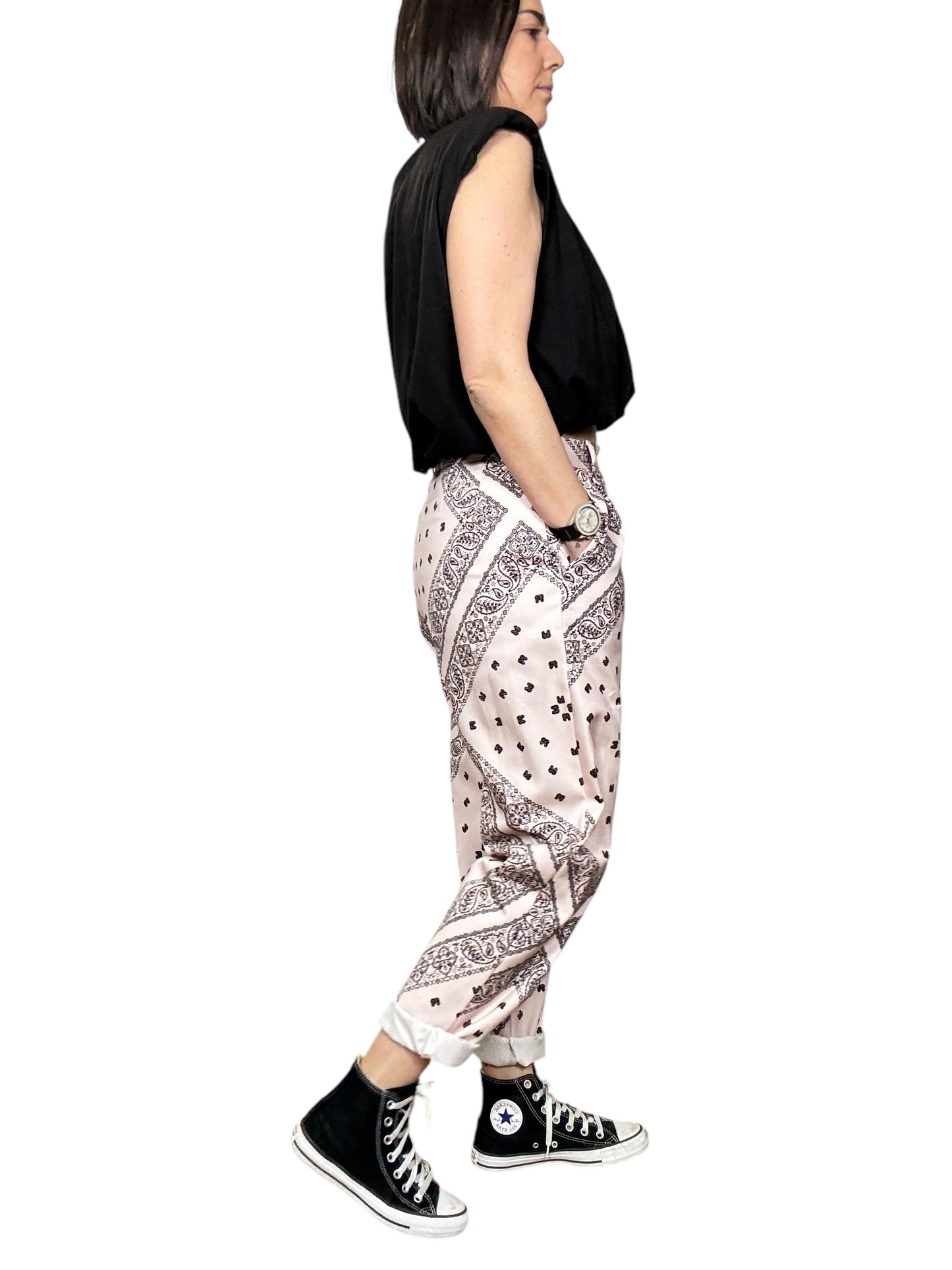PANTALONE MORBIDO PRINT BANDANA DIXIE