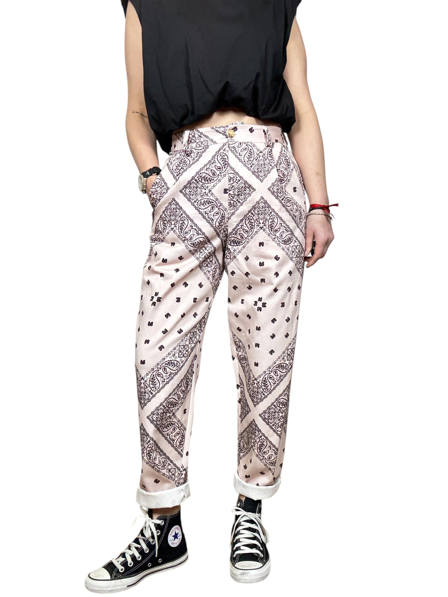 PANTALONE MORBIDO PRINT BANDANA DIXIE