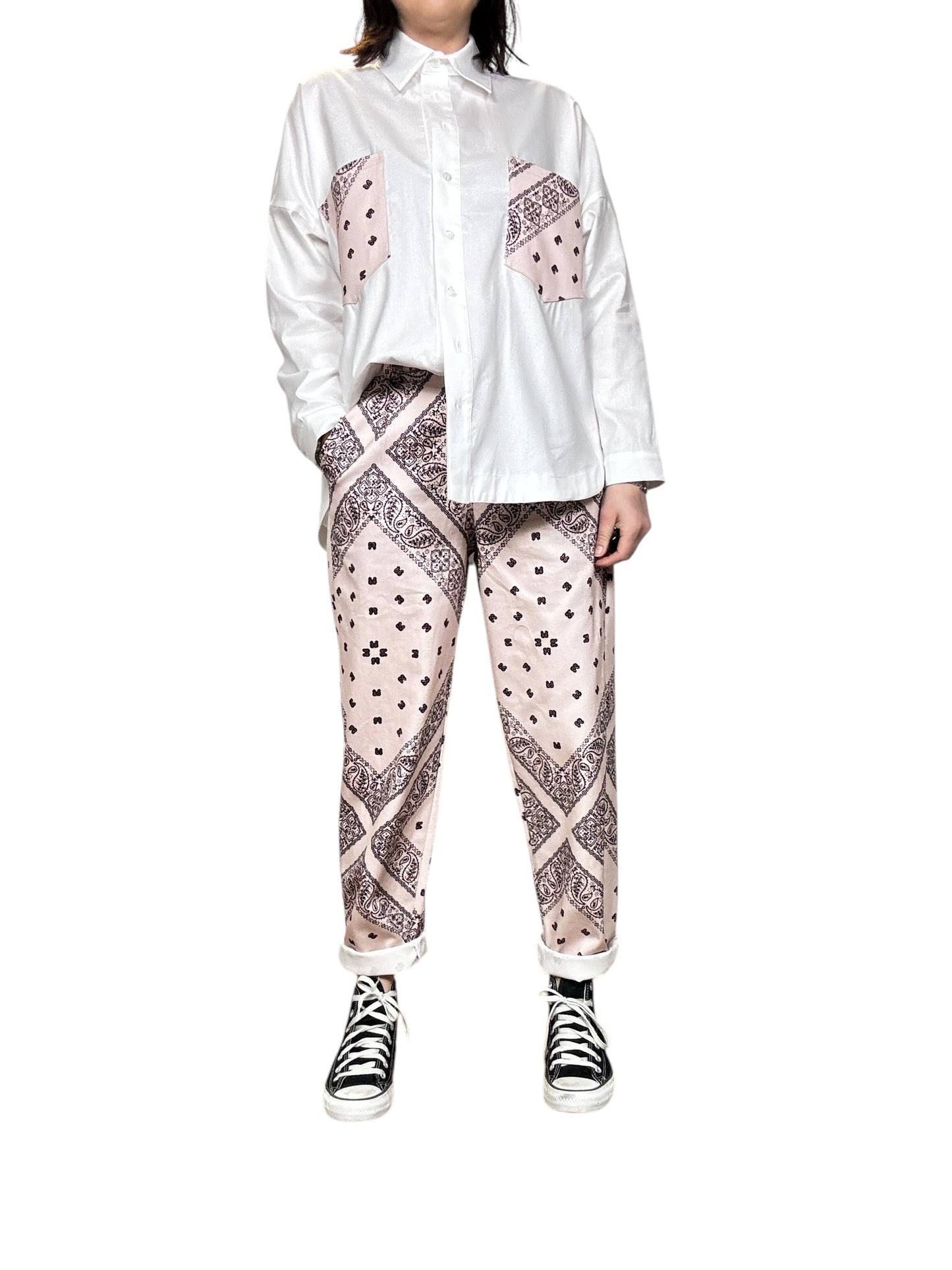 PANTALONE MORBIDO PRINT BANDANA DIXIE