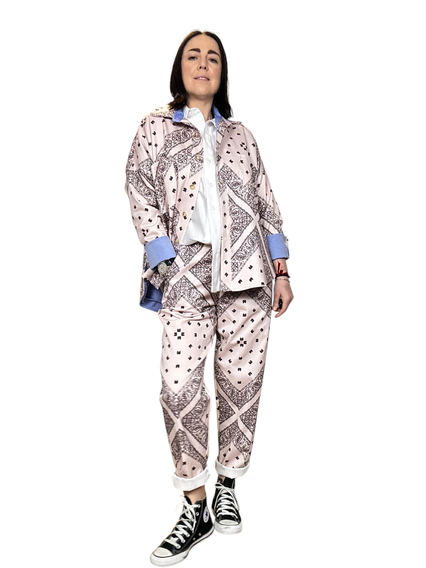 PANTALONE MORBIDO PRINT BANDANA DIXIE