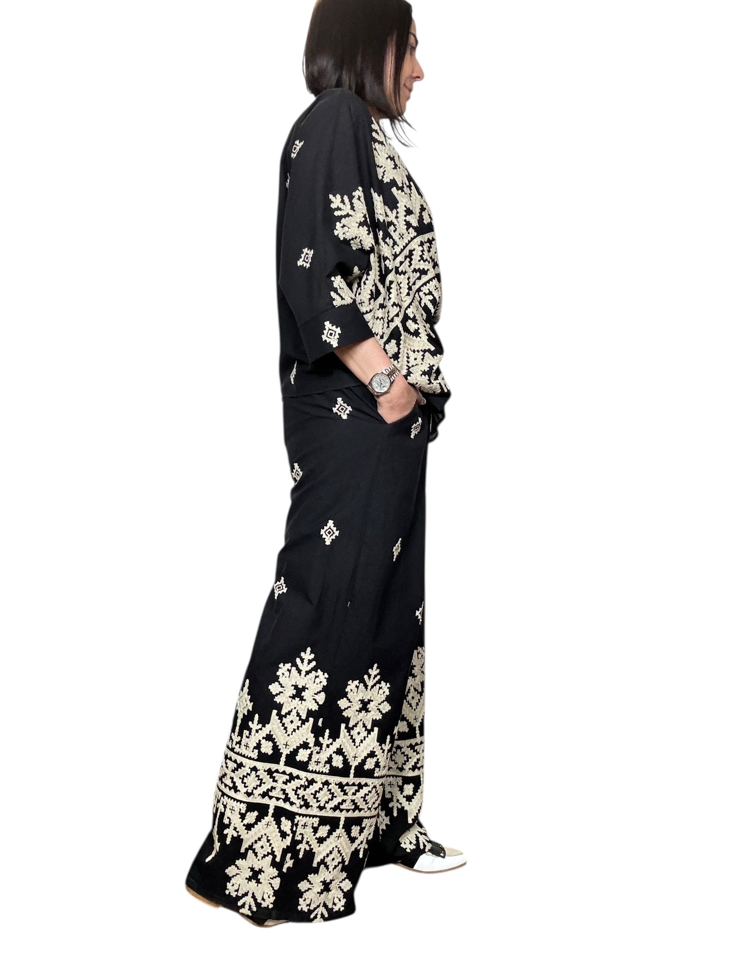 PANTALONE RICAMI DIXIE