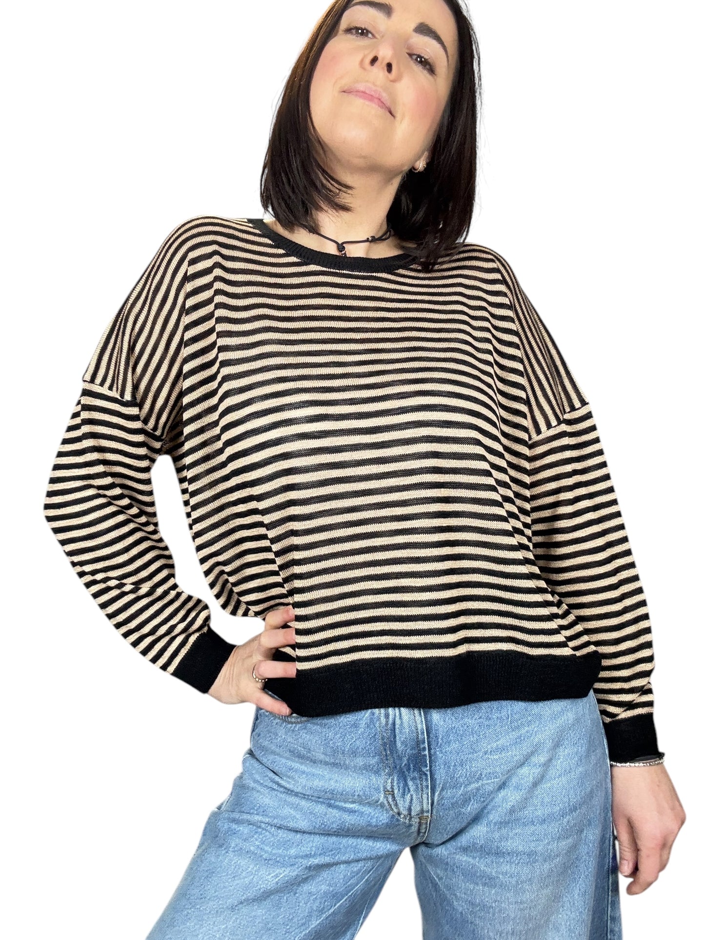 MAGLIA RIGHE SOTTILI SUSY MIX