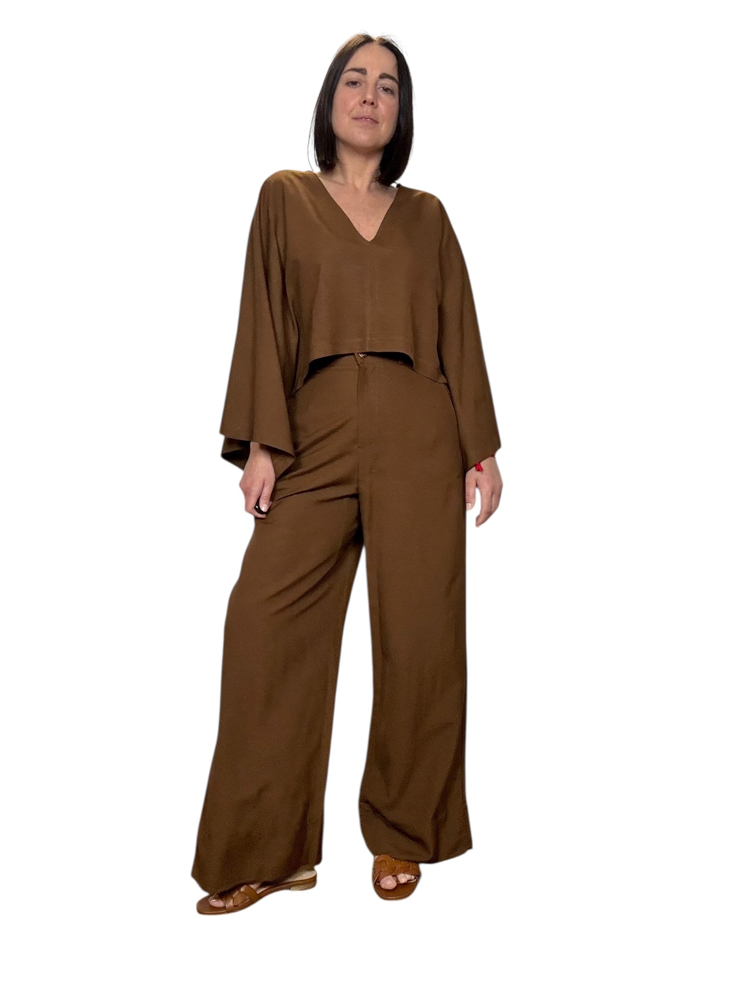 CAMICIA MANICA A KIMONO VICOLO