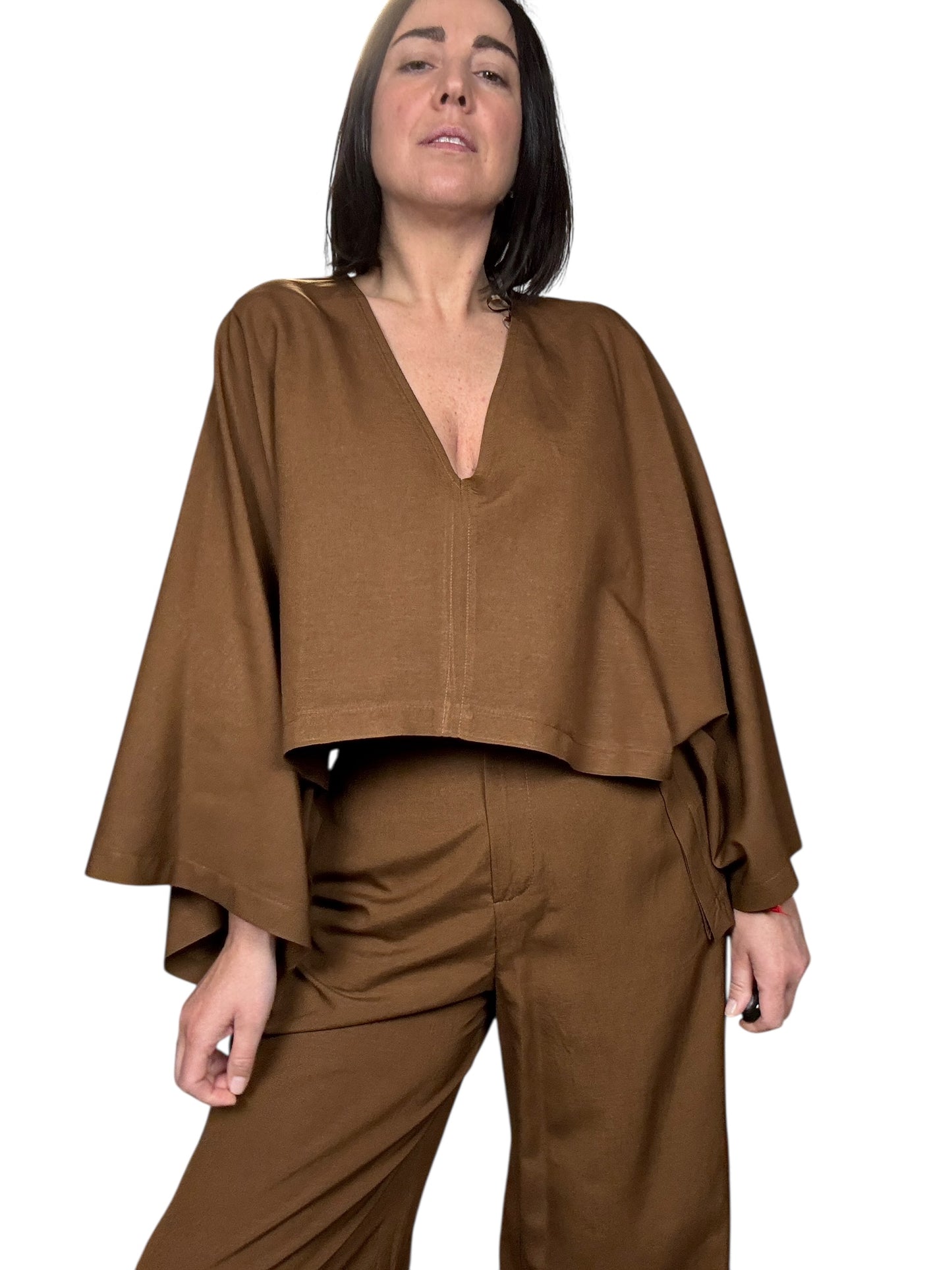 CAMICIA MANICA A KIMONO VICOLO