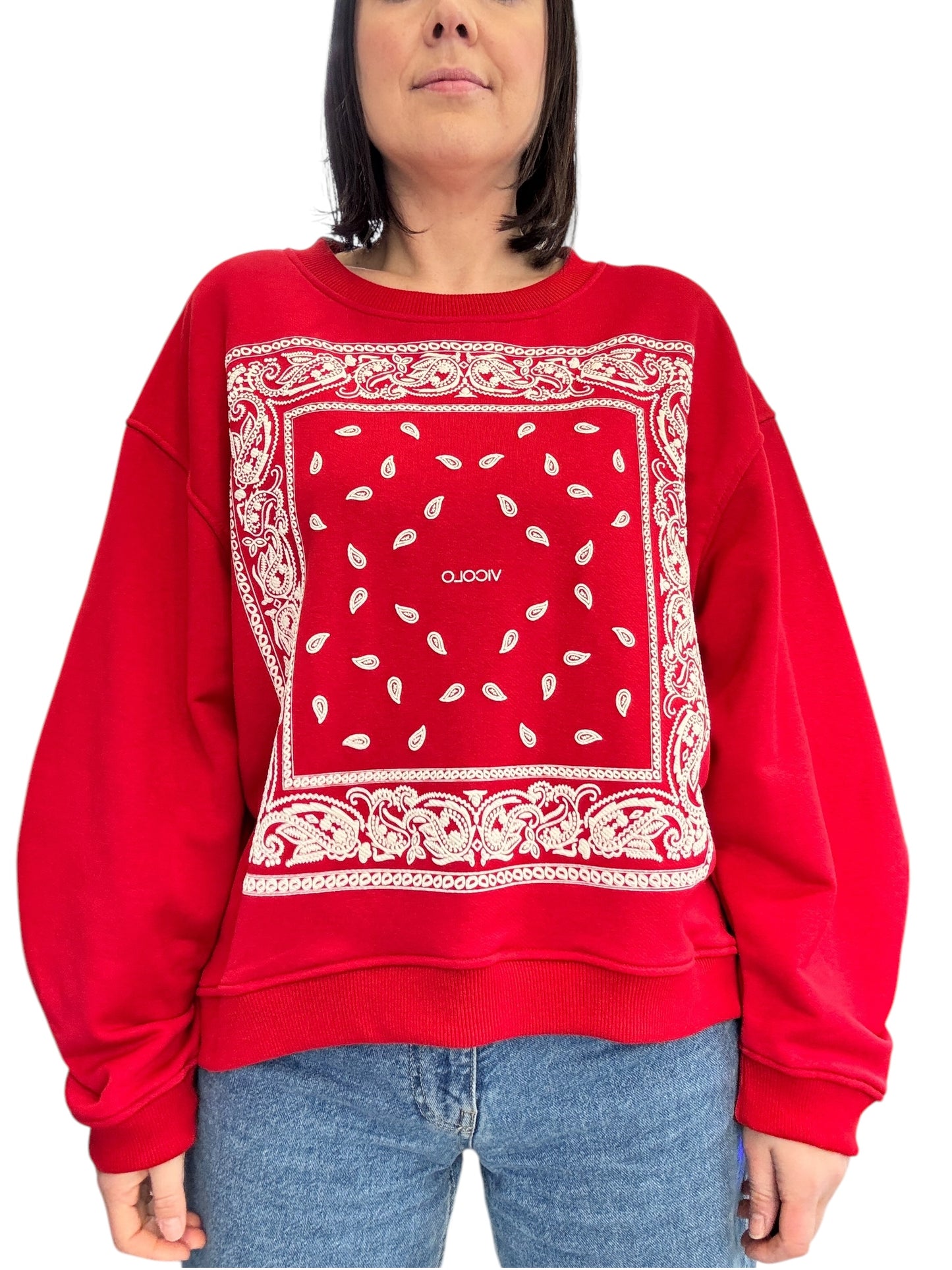 FELPA STAMPA BANDANA VICOLO
