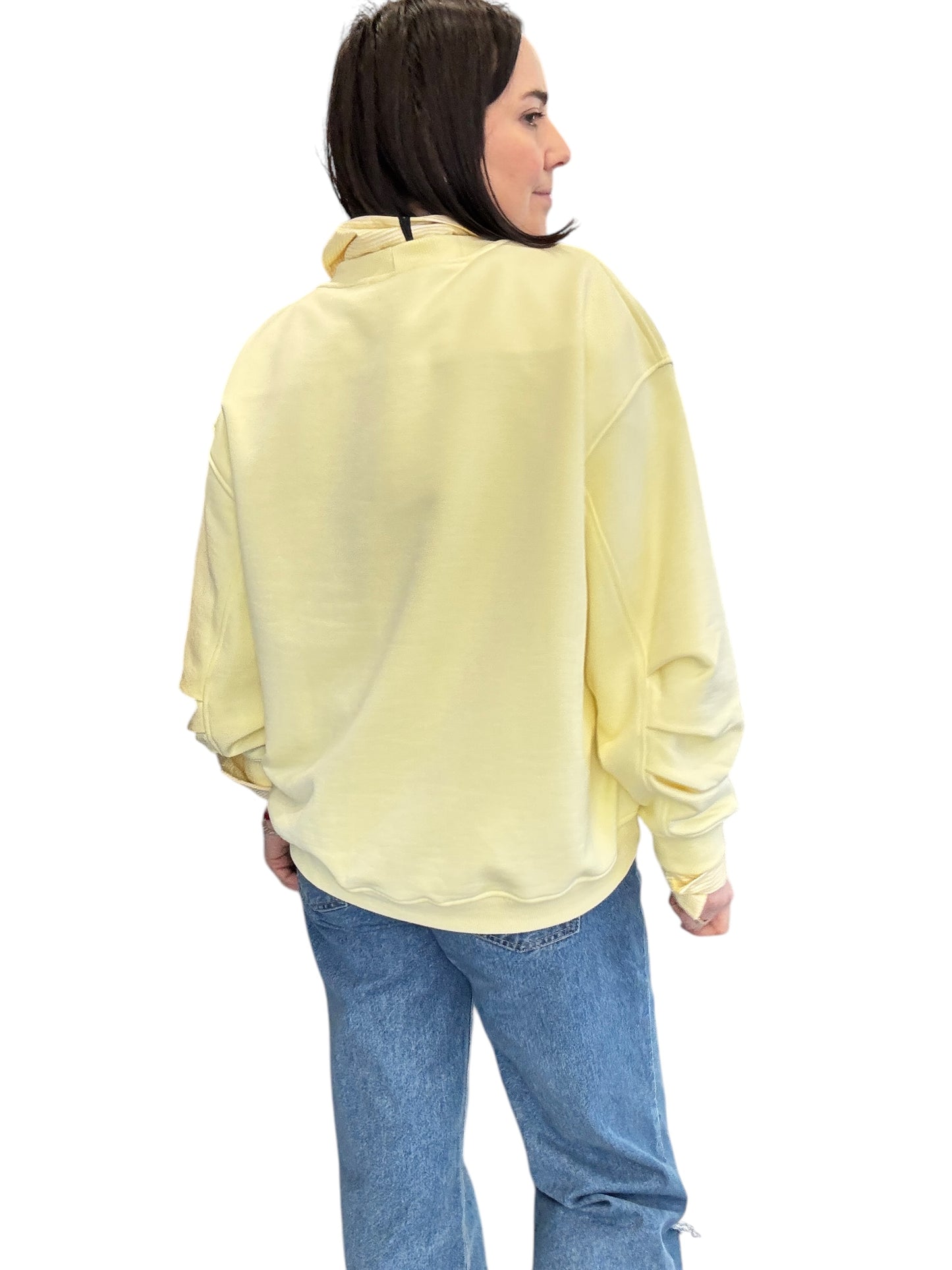 CAMICIA A RIGHE GIALLE HAVEONE