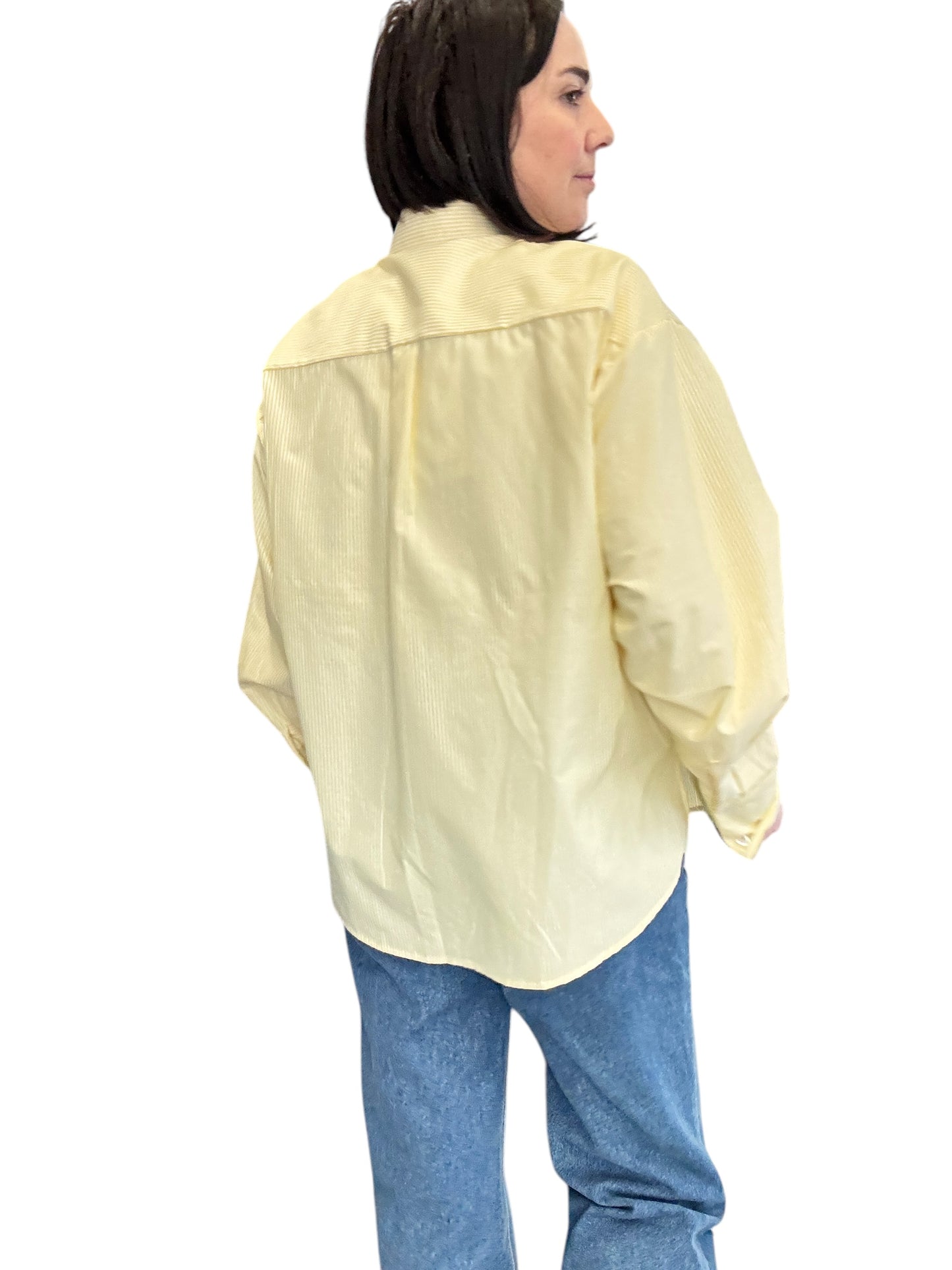 CAMICIA A RIGHE GIALLE HAVEONE