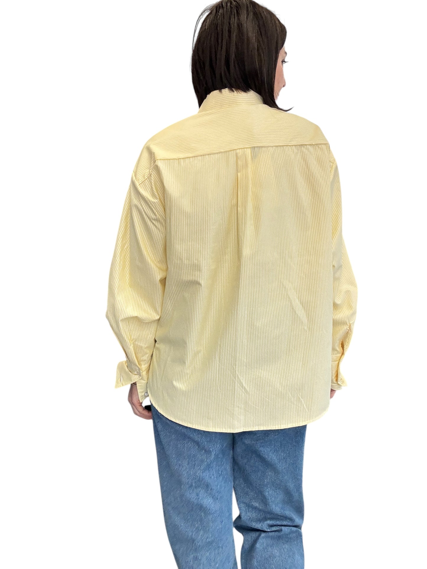CAMICIA A RIGHE GIALLE HAVEONE